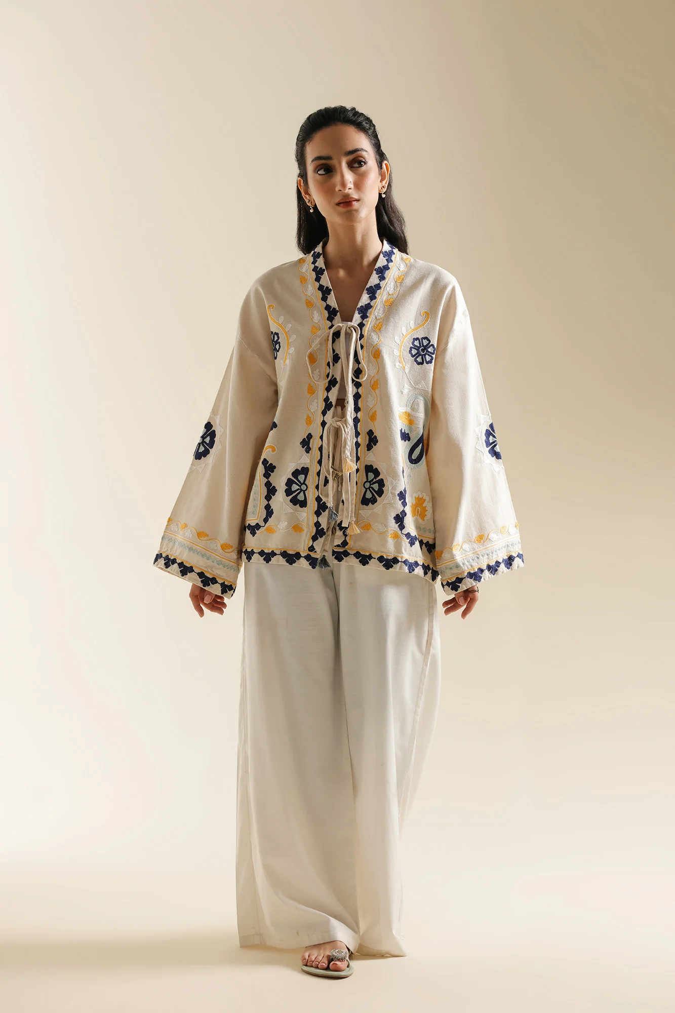 EMBROIDERED KIMONO (E0671/119/002) - Image 2