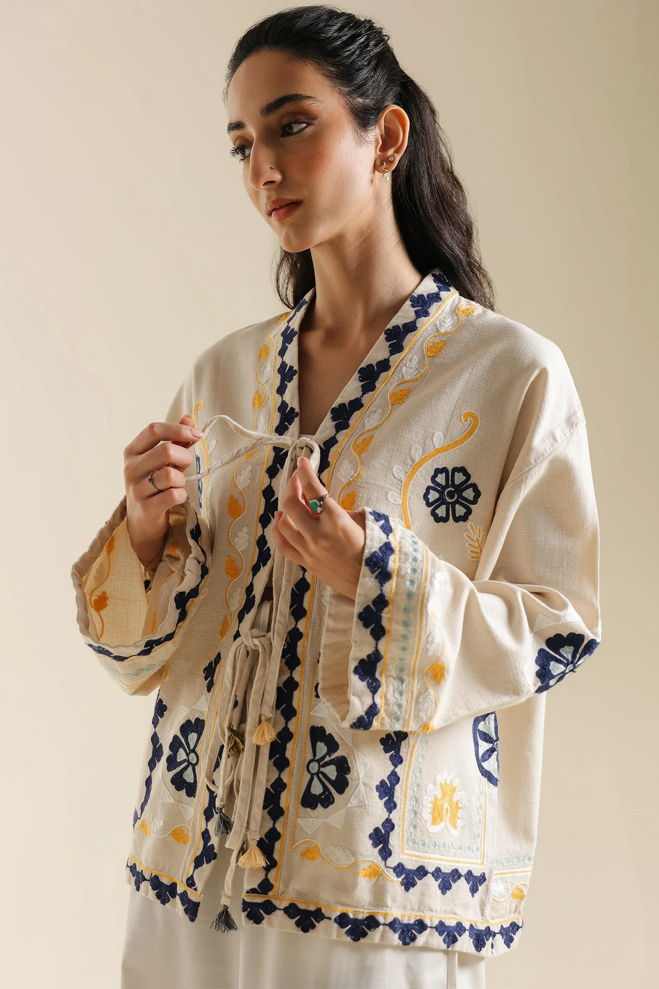 EMBROIDERED KIMONO (E0671/119/002) - Image 5