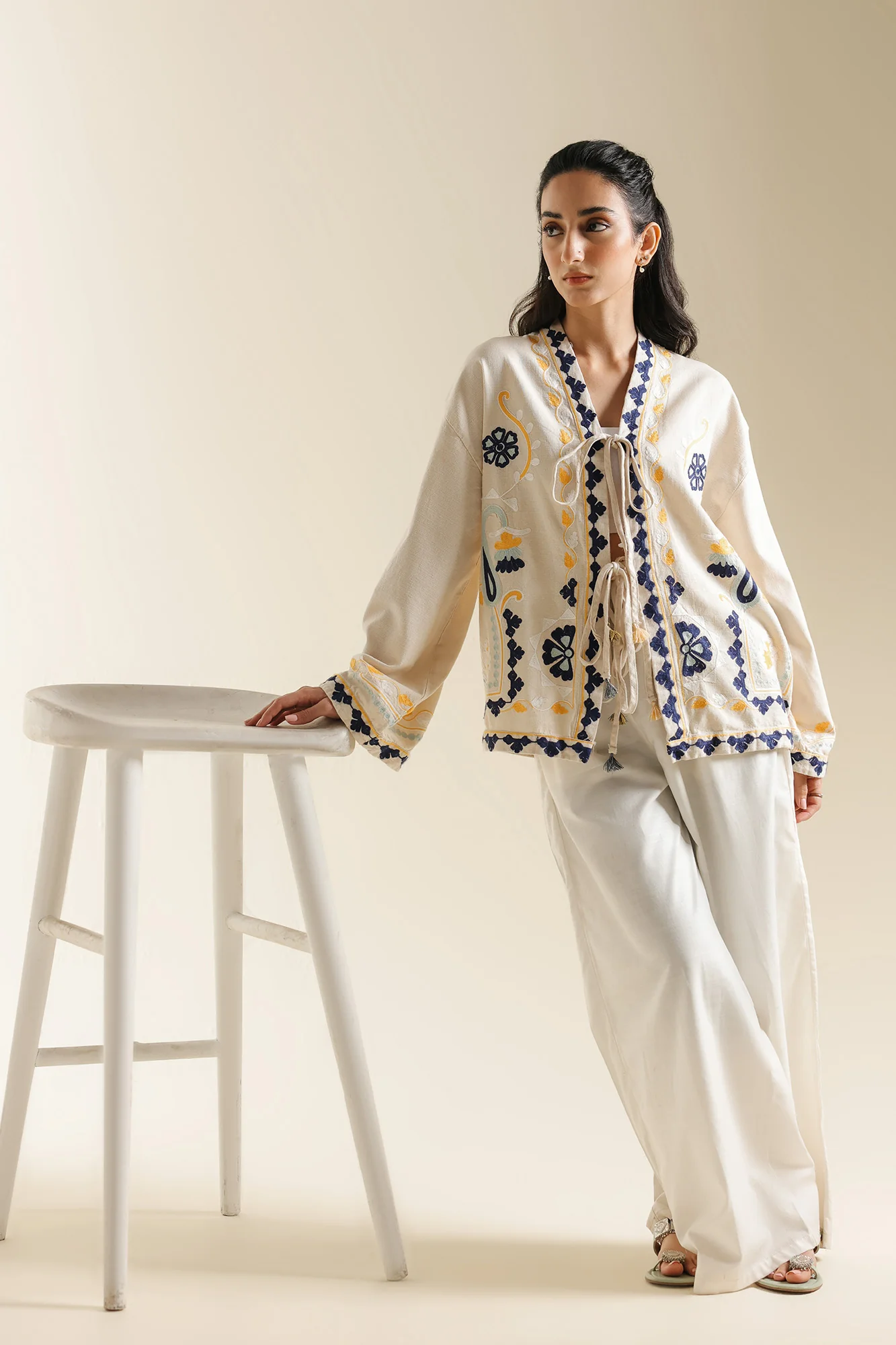EMBROIDERED KIMONO (E0671/119/002) - Image 7