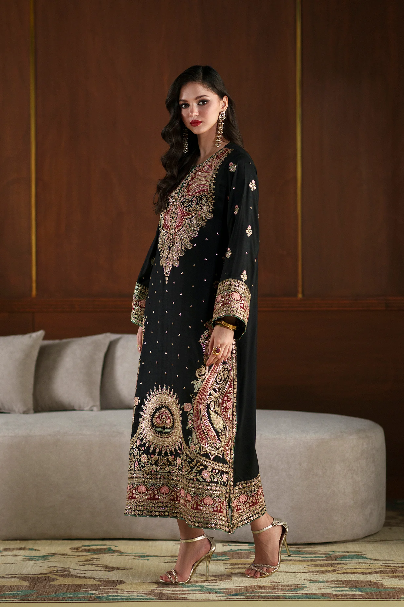 EMBROIDERED KAFTAN (E1098/104/902) - Image 3