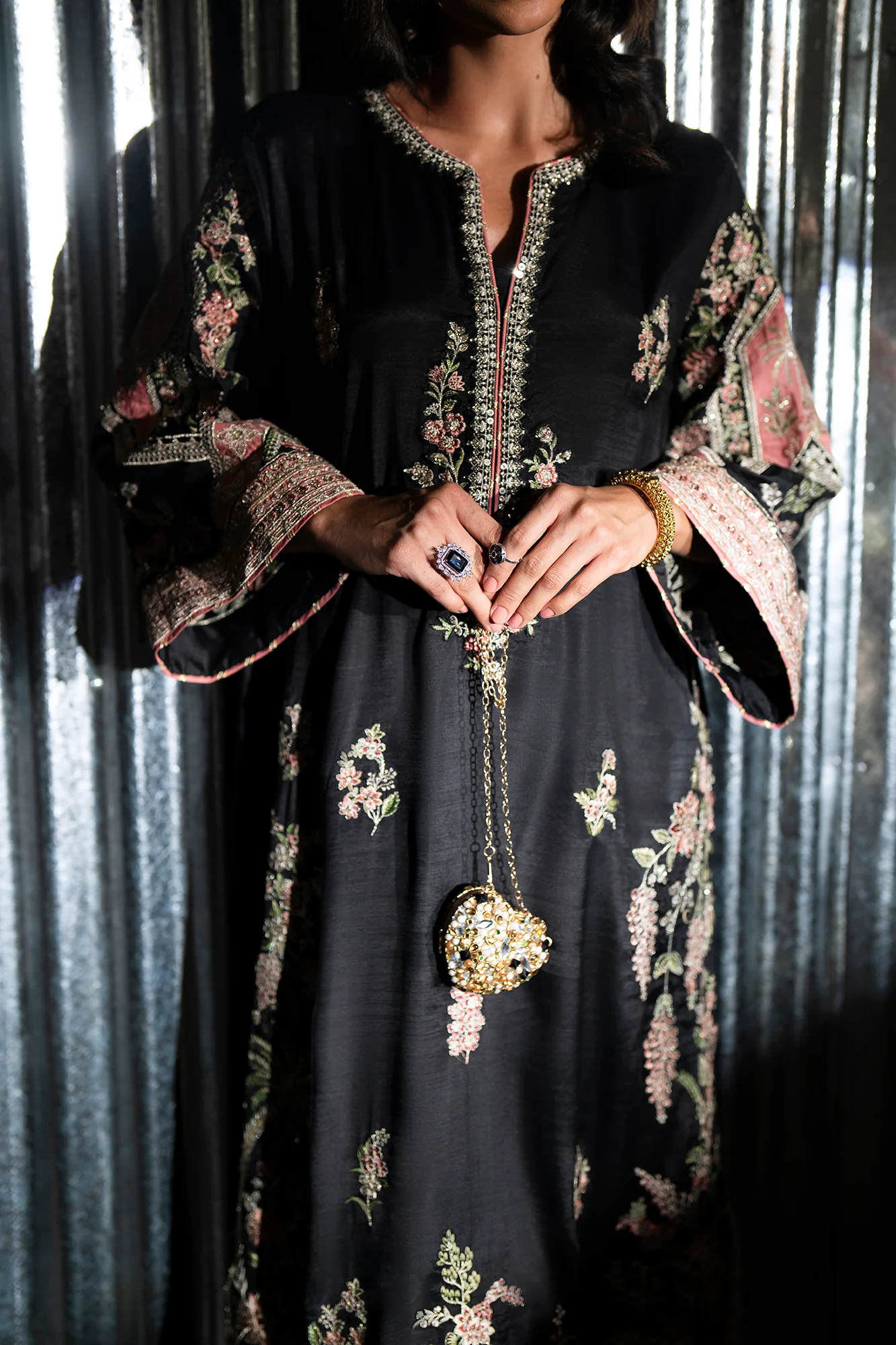 EMBROIDERED KAFTAN (E1135/104/902) - Image 6
