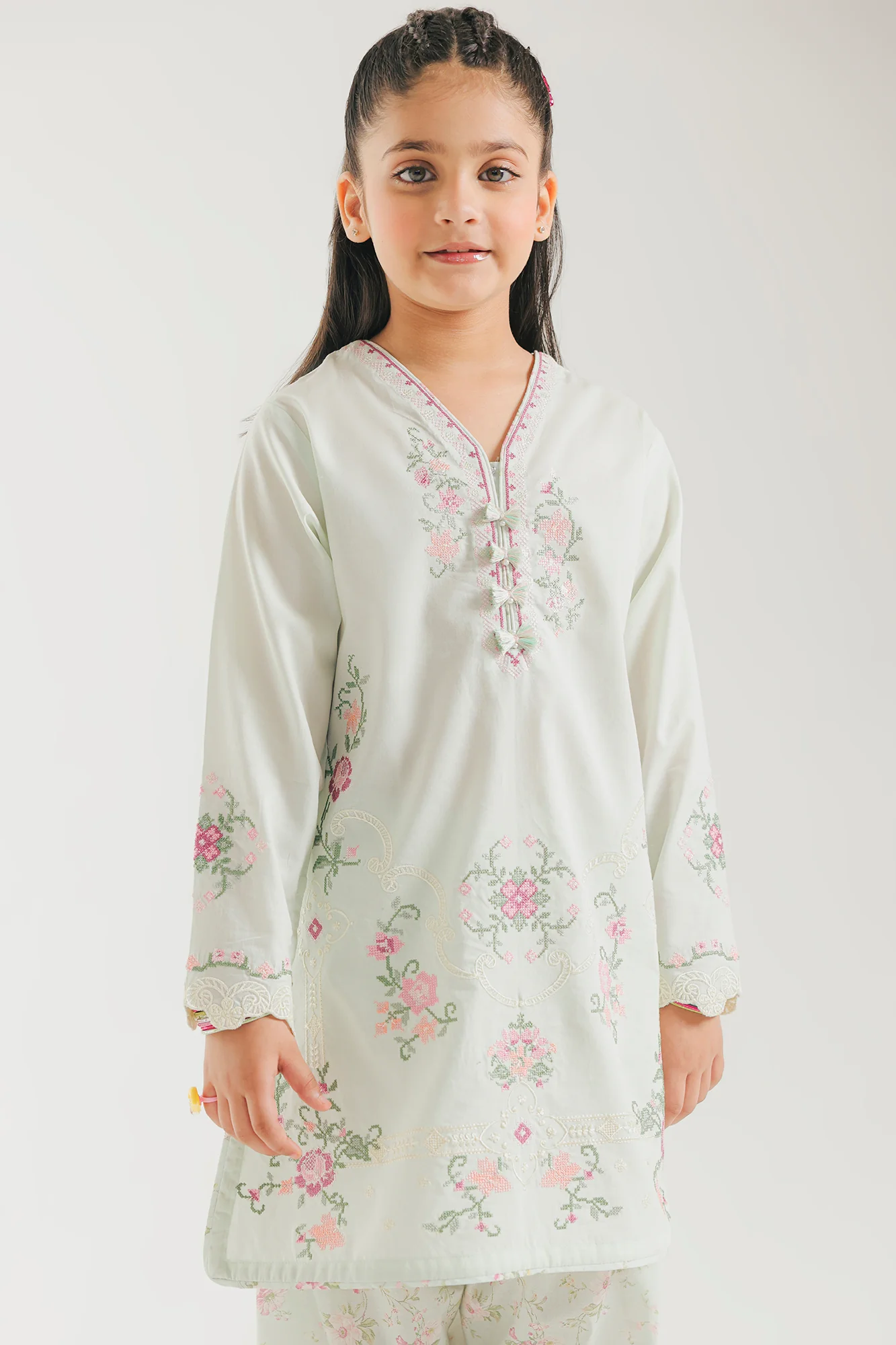 EMBROIDERED SUIT (E0971/404/722 E0971/304/722)