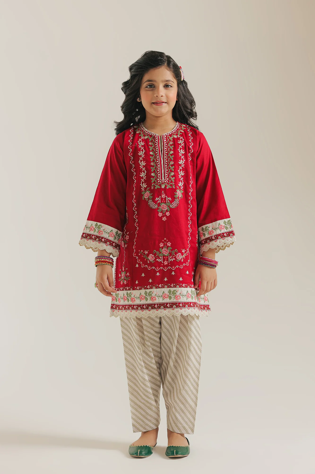 EMBROIDERED SUIT (E0988/404/416 E0988/304/416) - Image 2