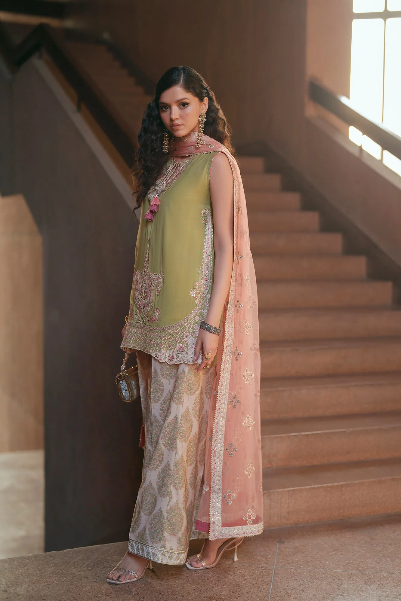 EMBROIDERED SUIT (E1047/104/126) - Image 3