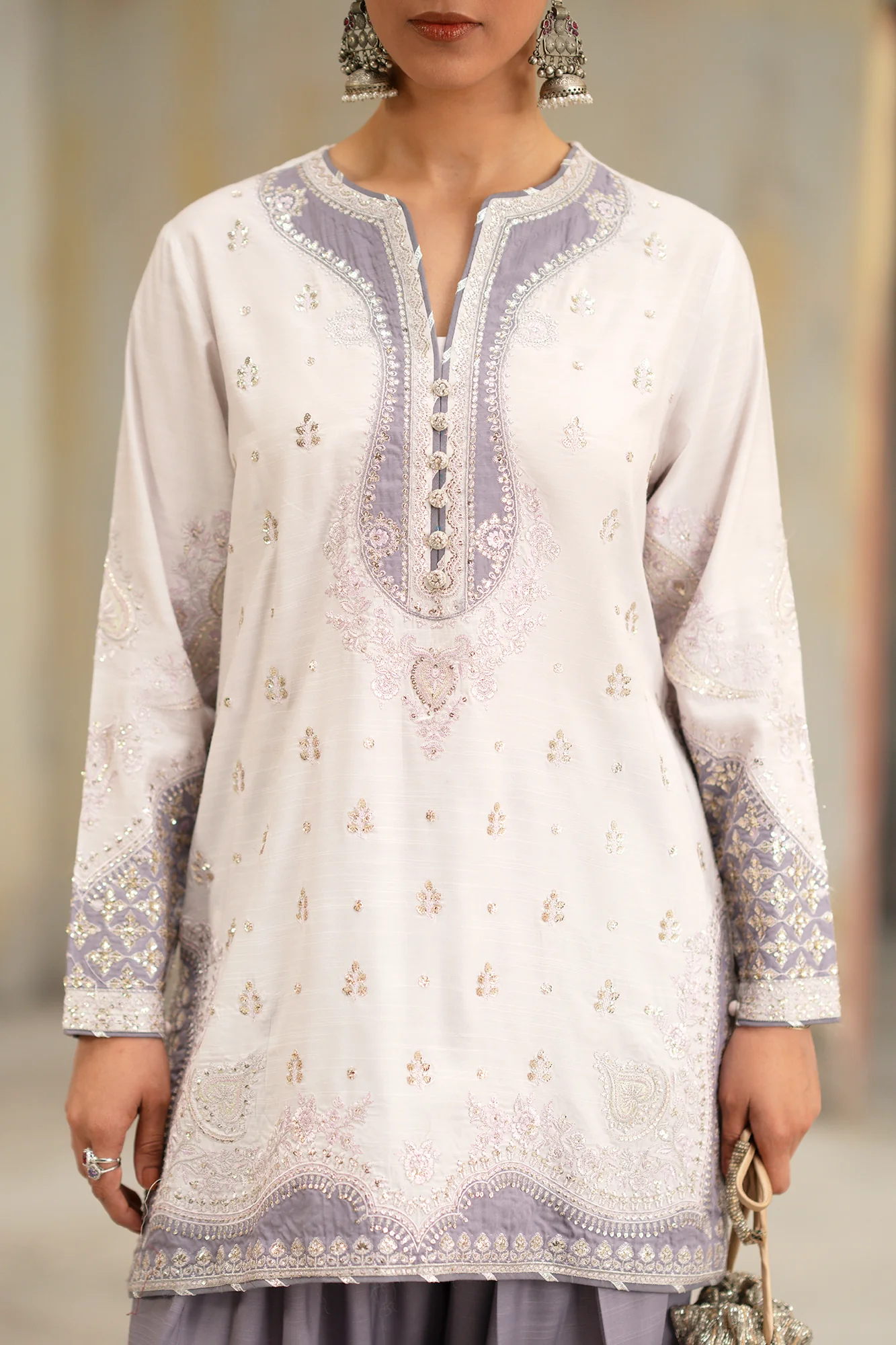 EMBROIDERED SUIT (E1071/104/515) - Image 5