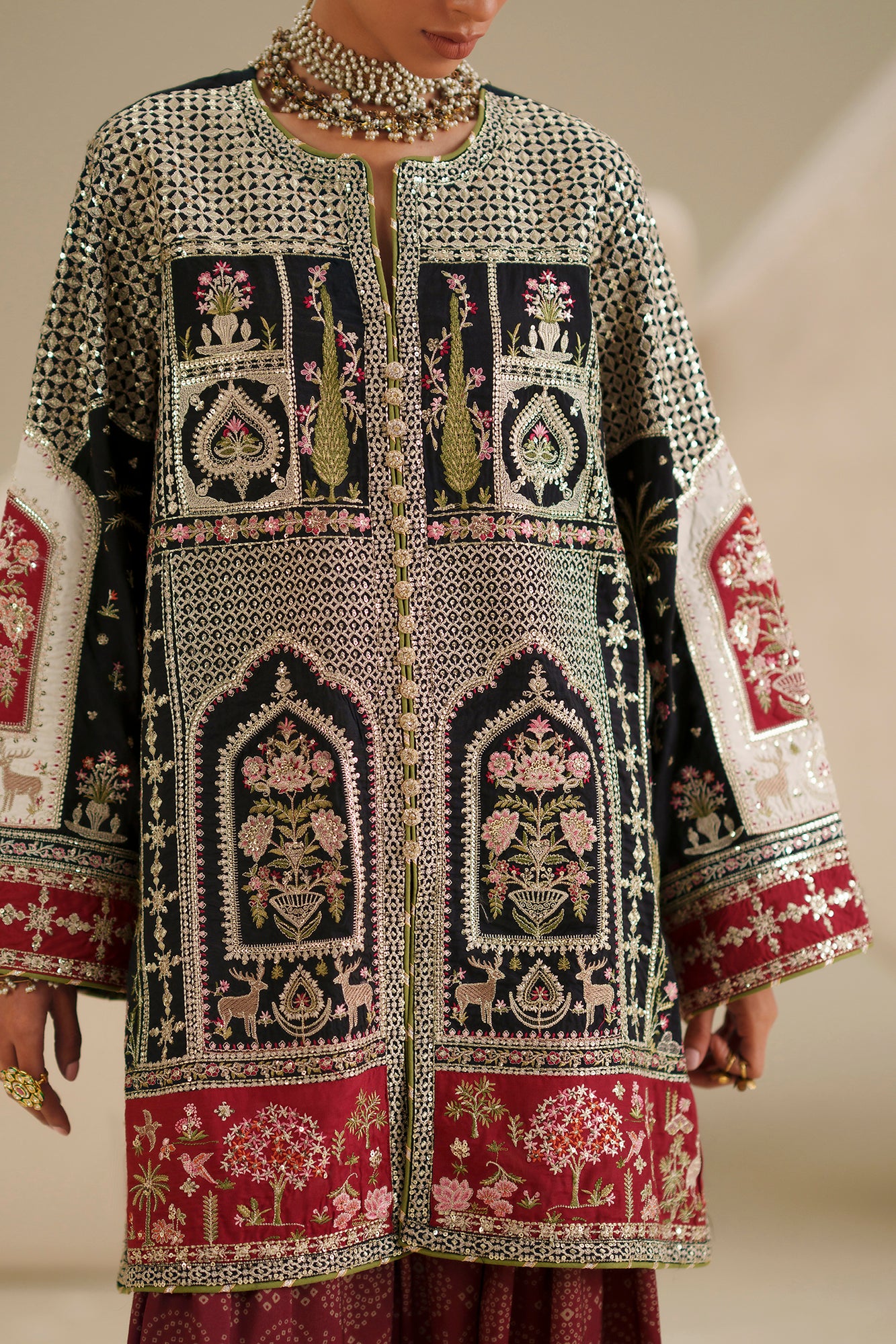 EMBROIDERED SUIT (E1080/104/902) - Image 9