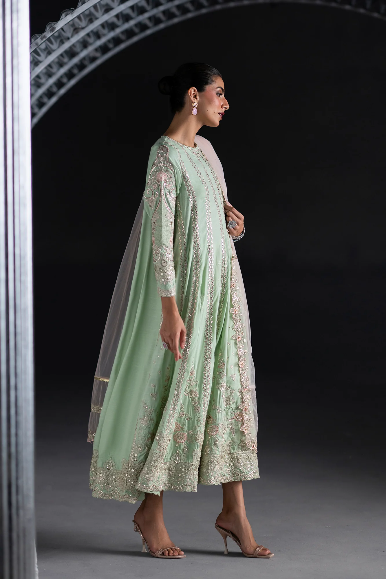 EMBROIDERED SUIT (E1099/104/725) - Image 3