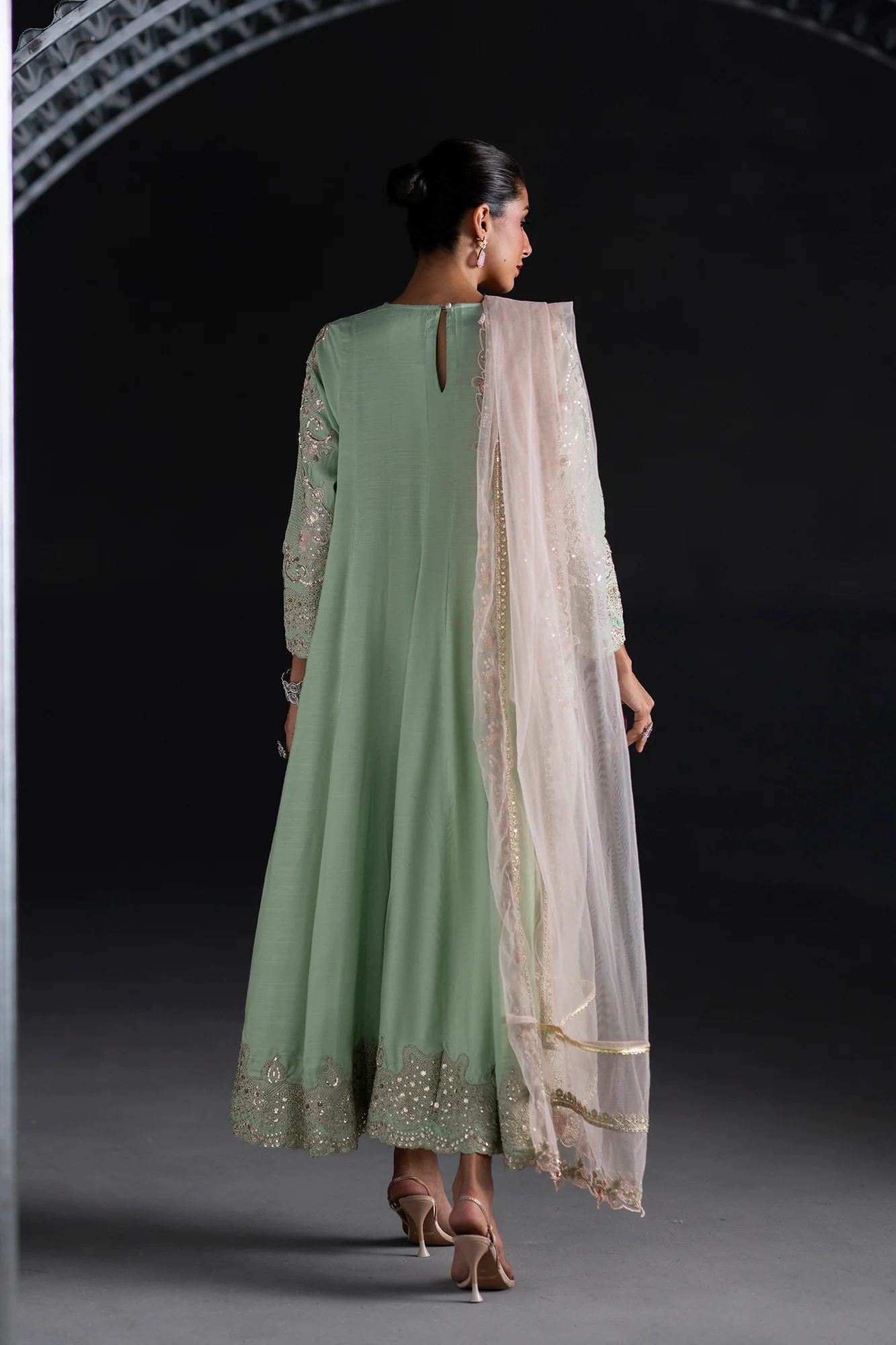 EMBROIDERED SUIT (E1099/104/725) - Image 4