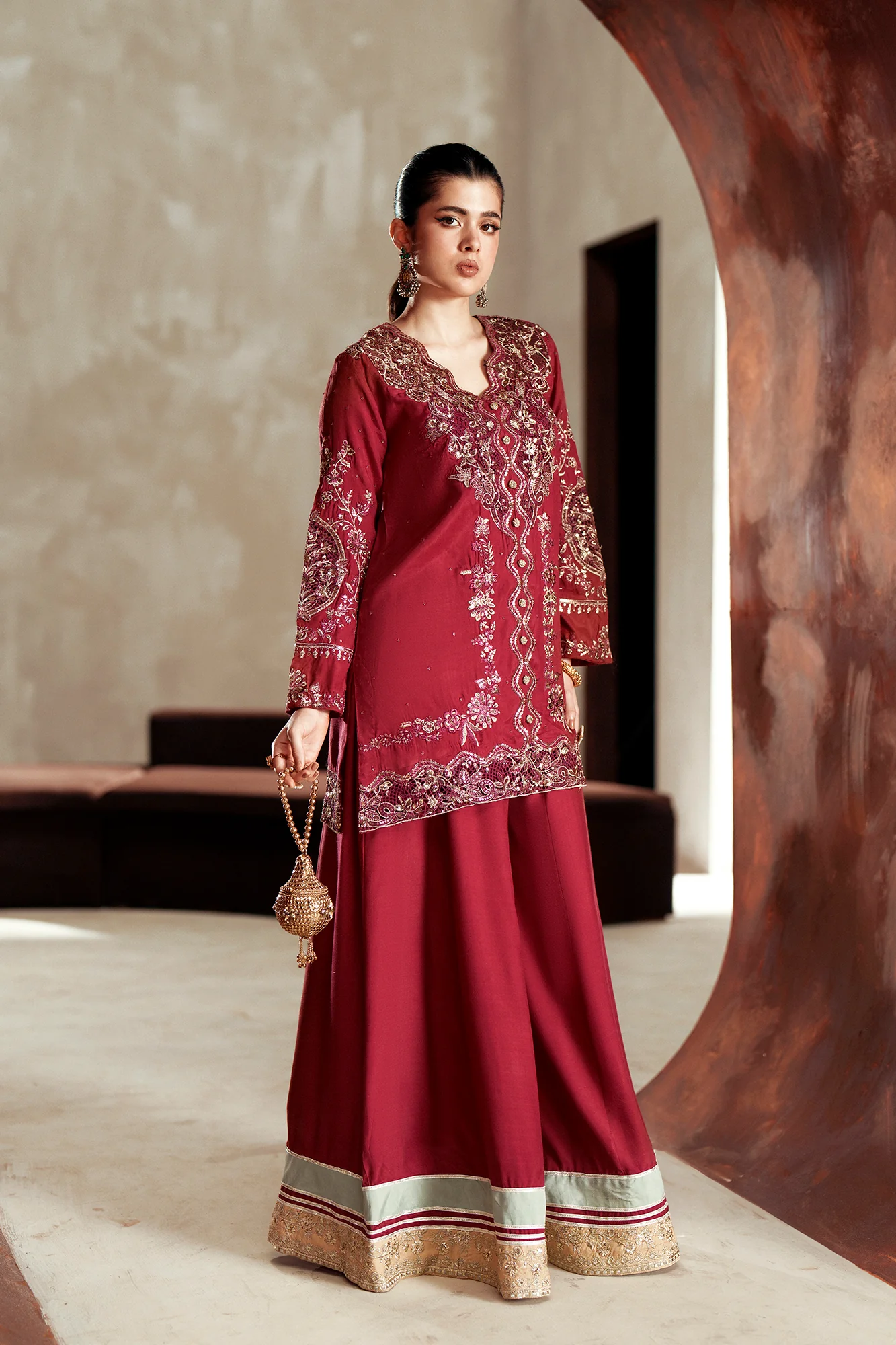 EMBROIDERED SUIT (E1108/104/310) - Image 3