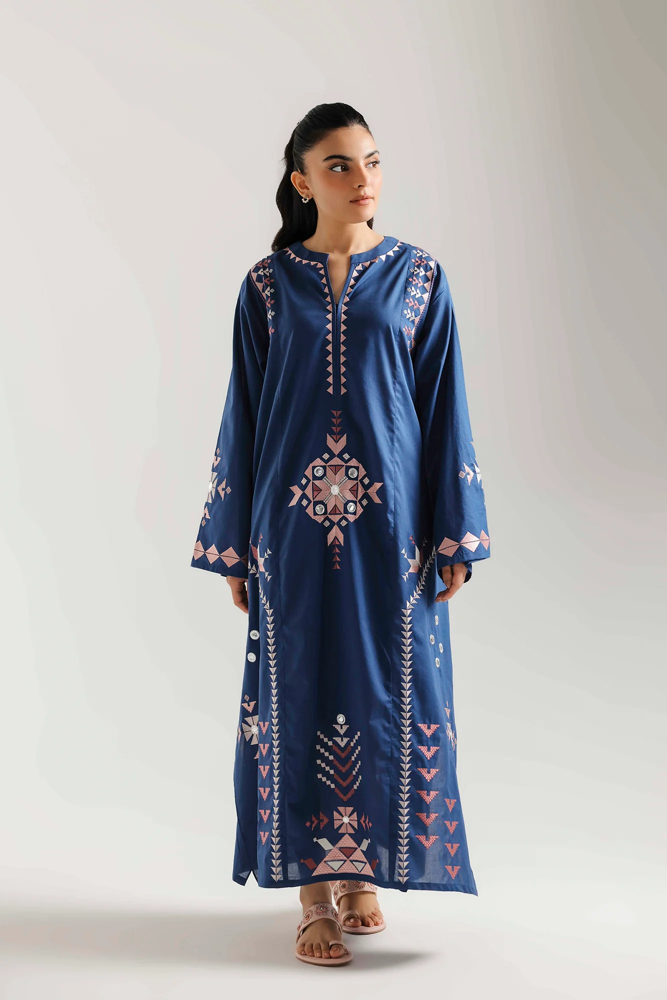EMBROIDERED DRESS (E7566/102/622) - Image 2