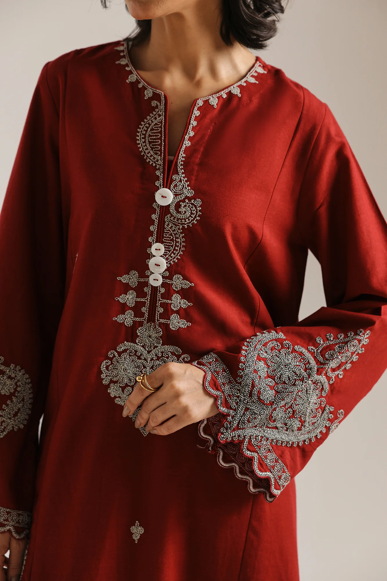 EMBROIDERED KAFTAN (E7541/102/403) - Image 6