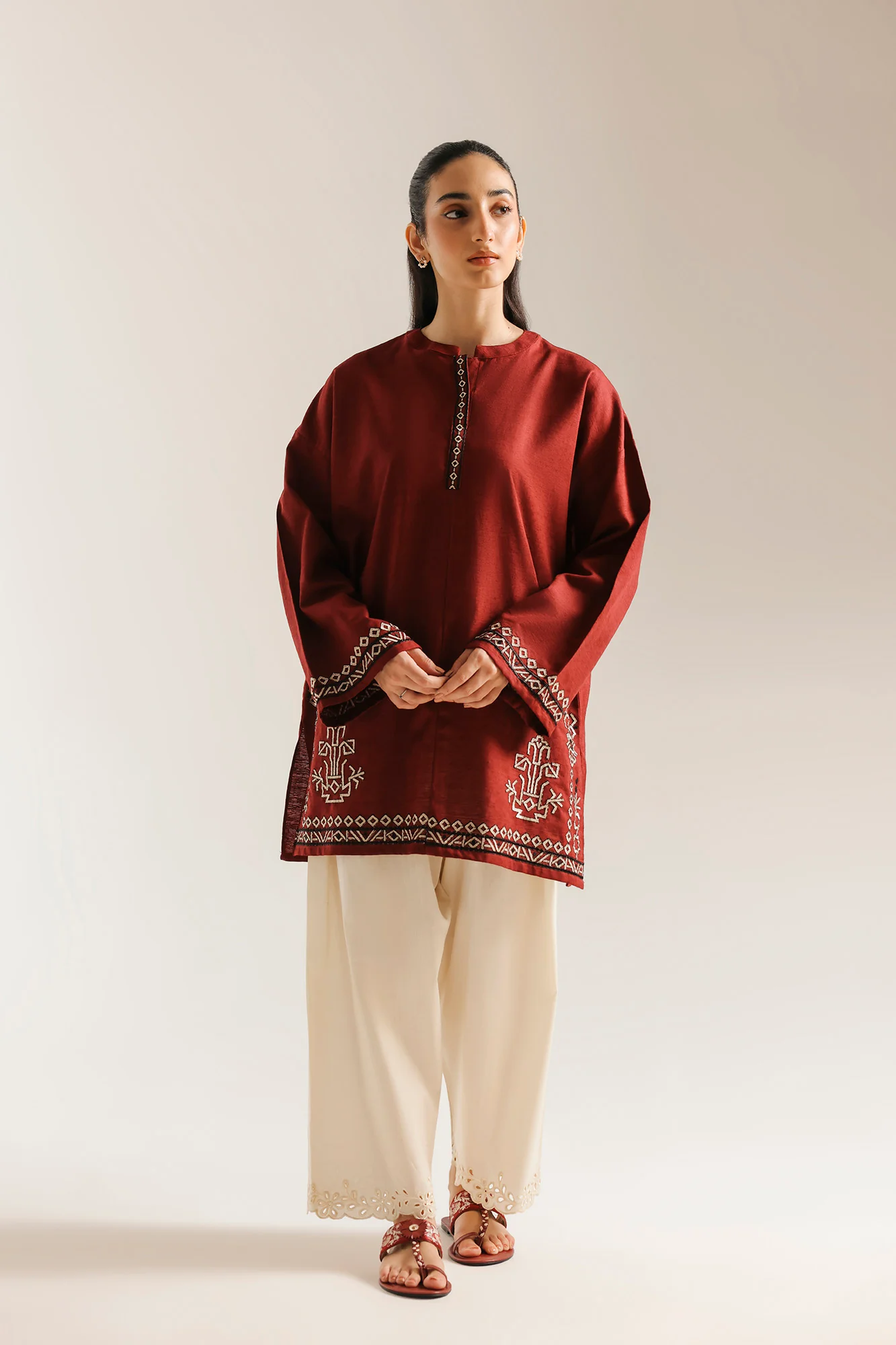 EMBROIDERED KURTI (E7980/102/414) - Image 2