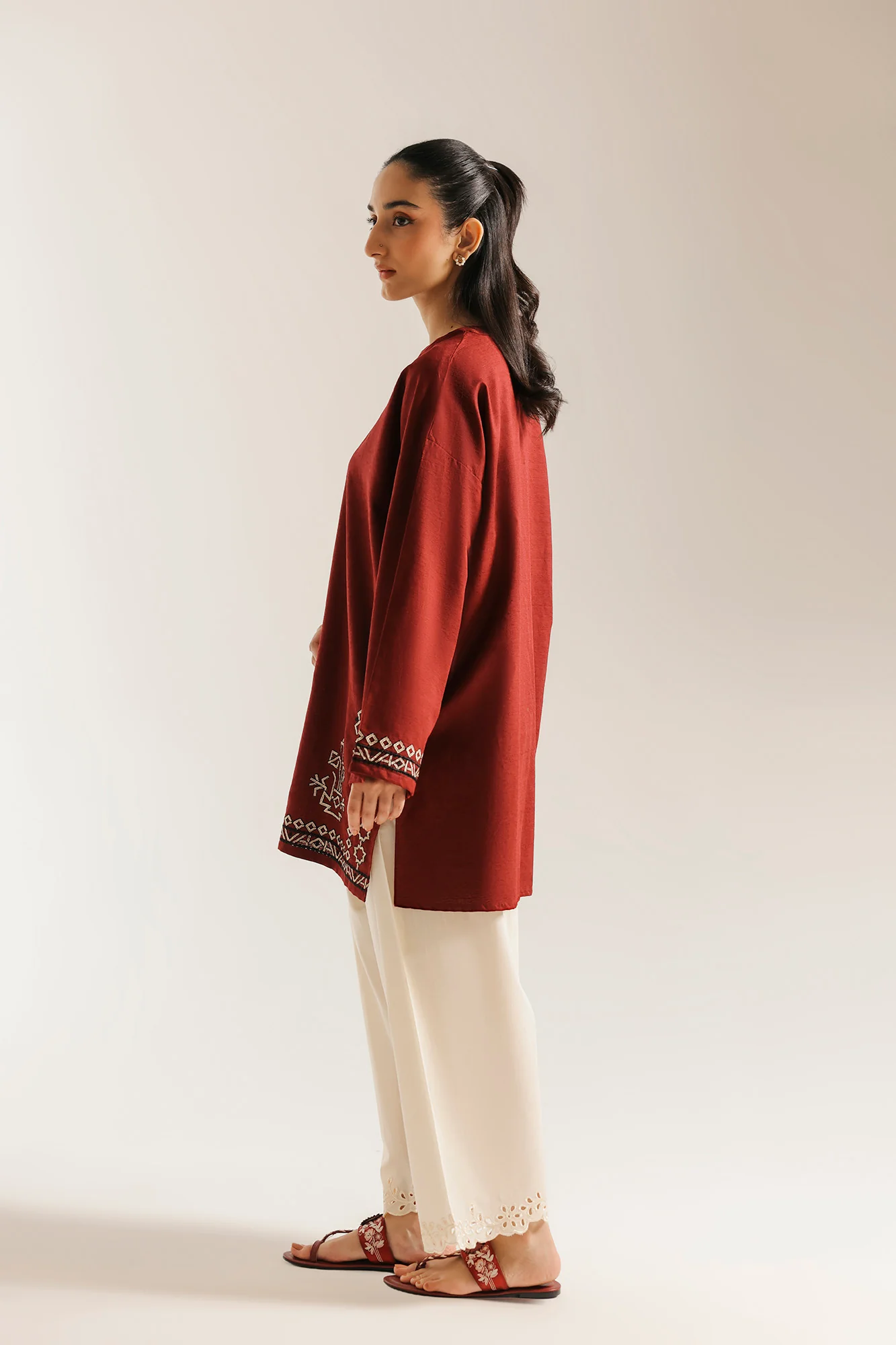 EMBROIDERED KURTI (E7980/102/414) - Image 4
