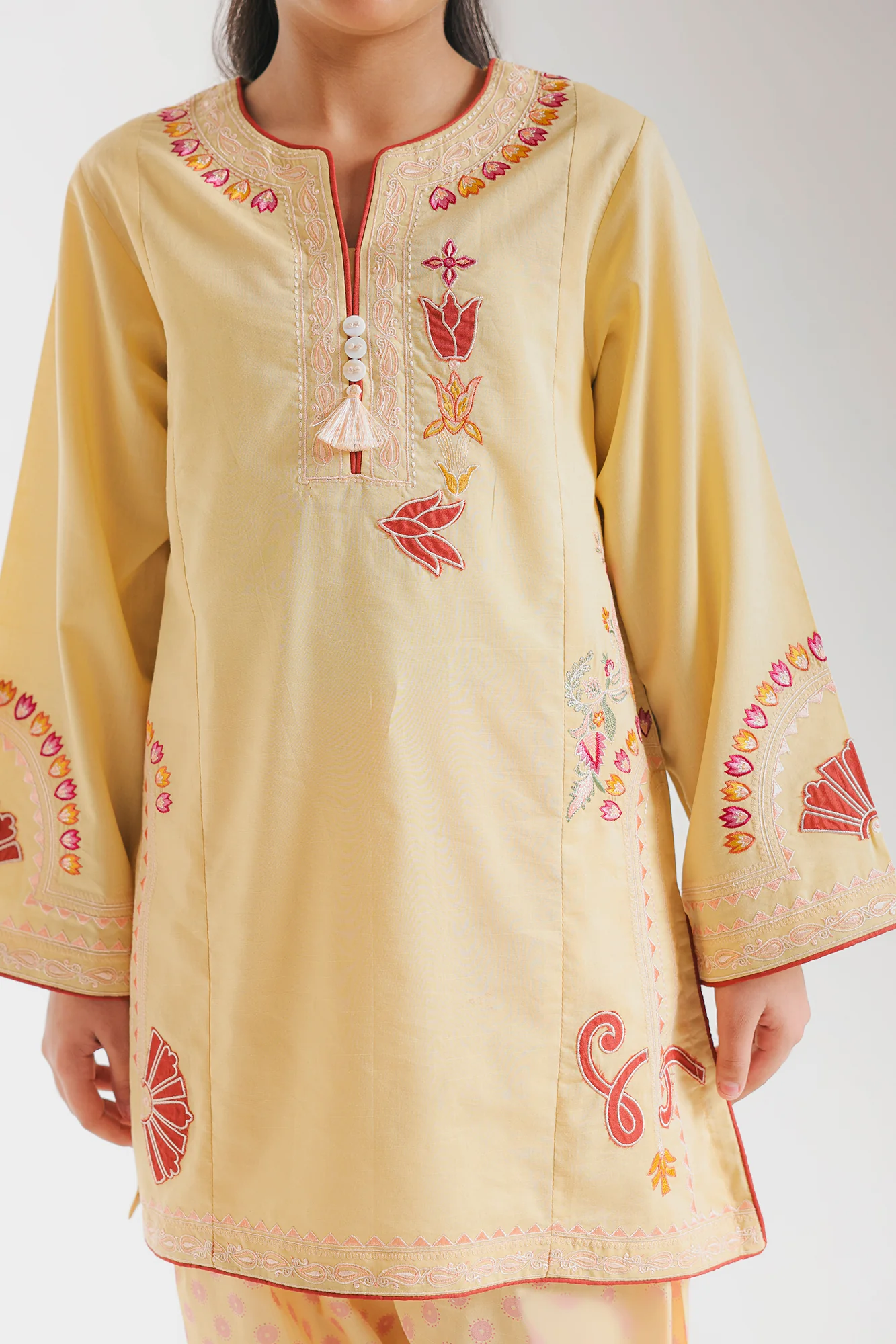 EMBROIDERED SUIT (E1503/402/225) - Image 6