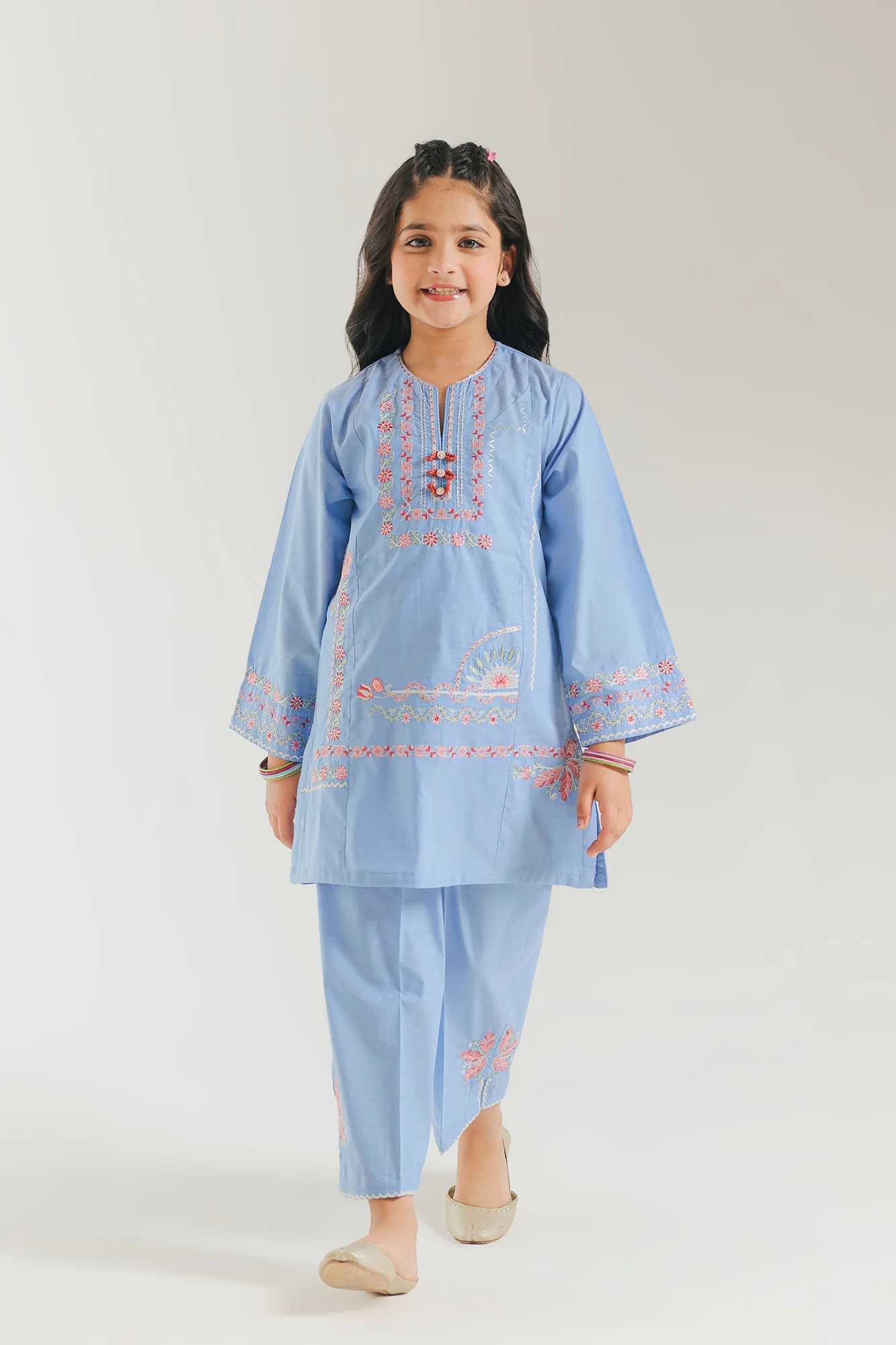 EMBROIDERED SUIT (E1508/402/633 E1508/302/633) - Image 2