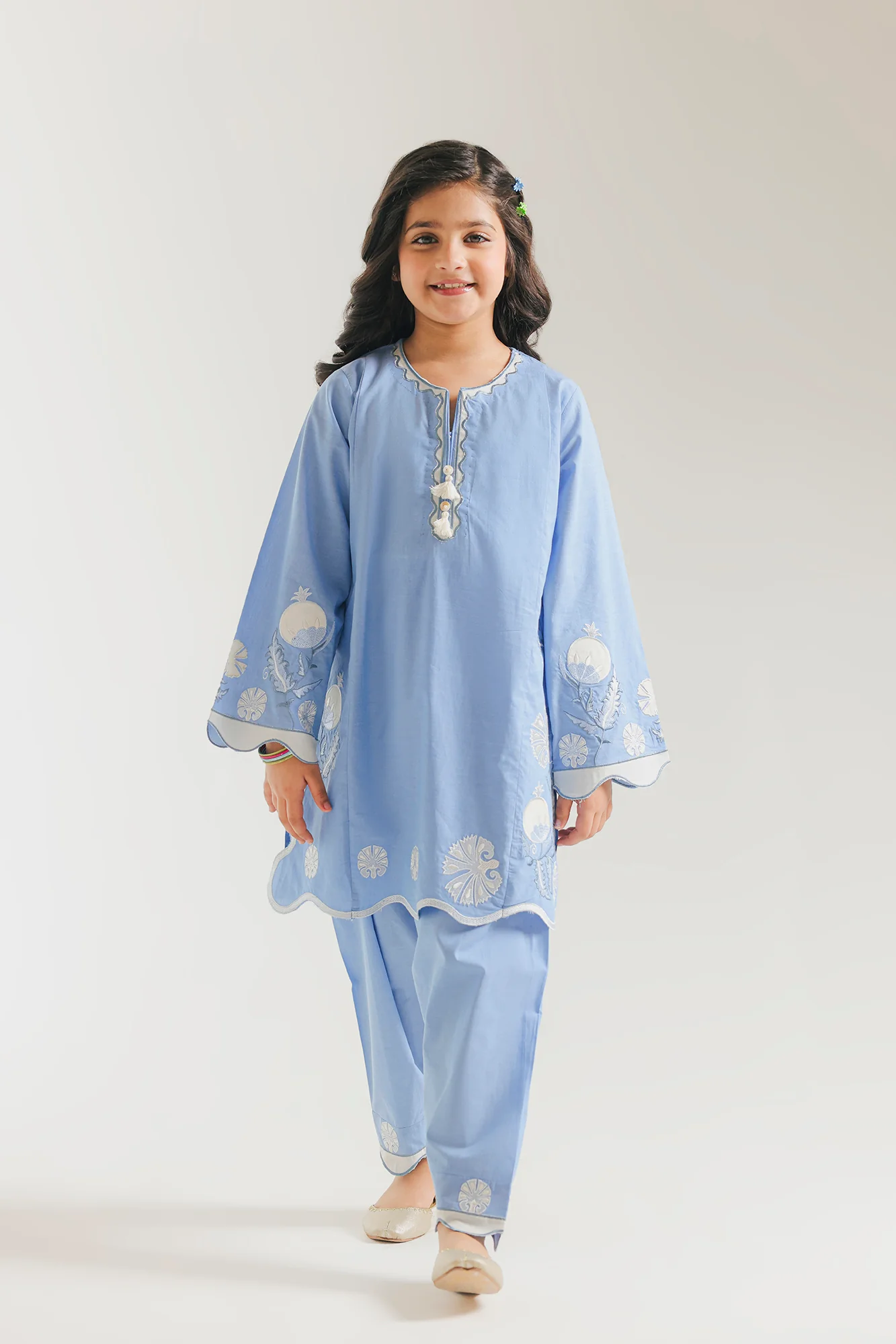 EMBROIDERED SUIT (E1527/402/631 E1527/302/631) - Image 3