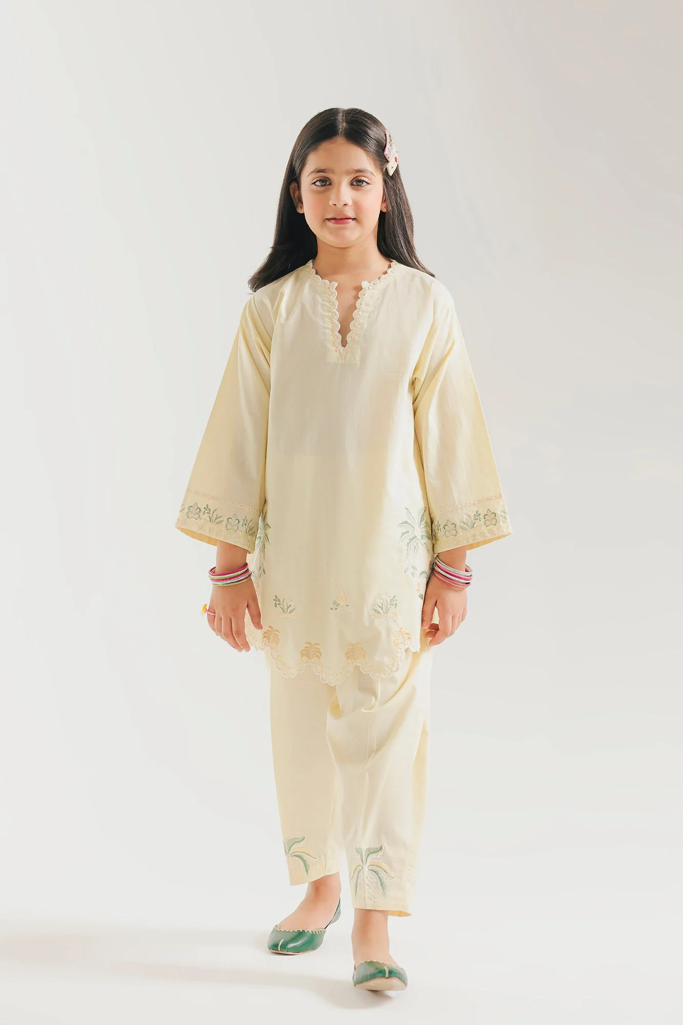 EMBROIDERED SUIT (E1589/402/115 E1589/302/115) - Image 2