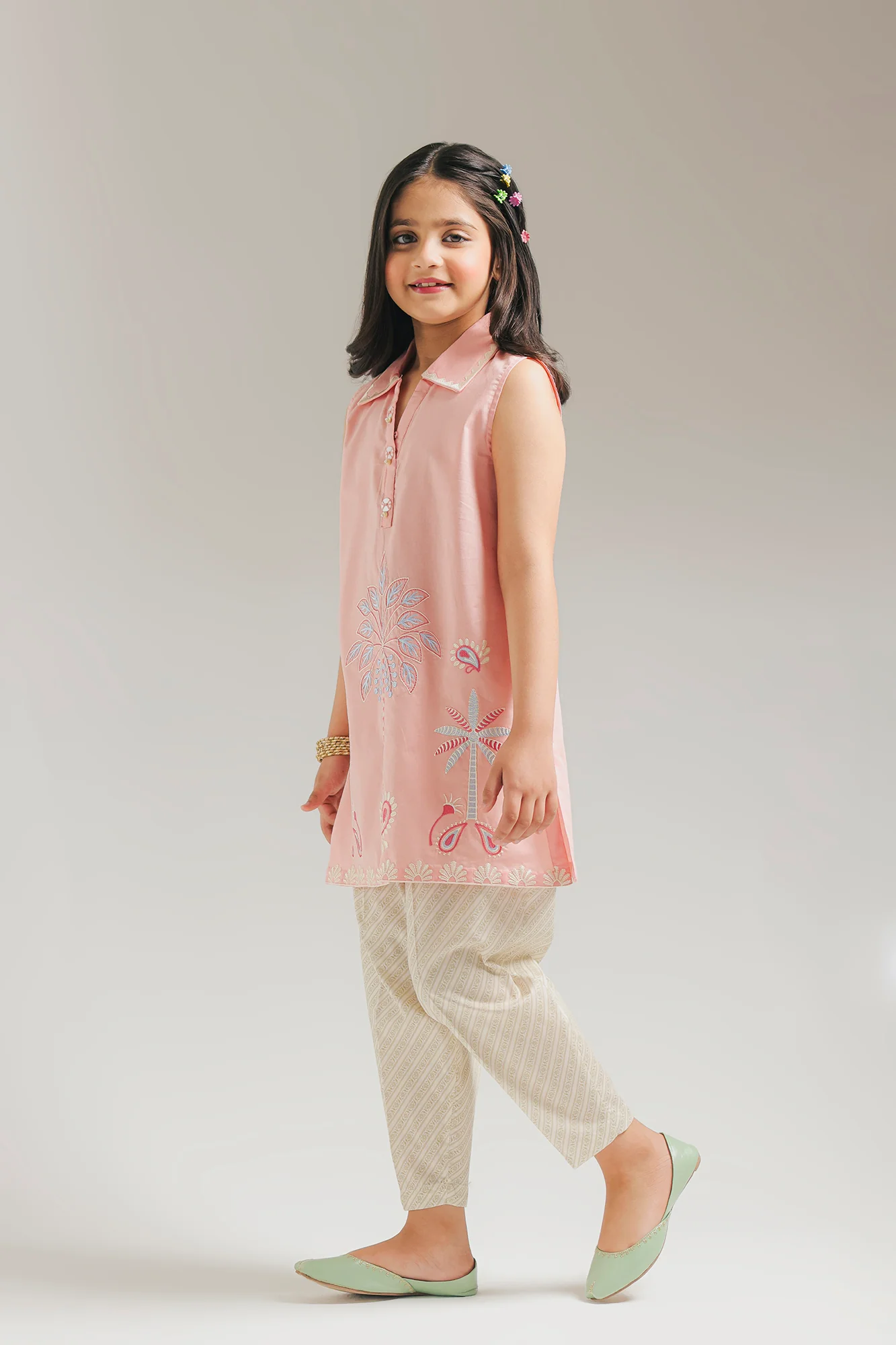 EMBROIDERED SUIT (E1591/402/424 E1591/302/424) - Image 3