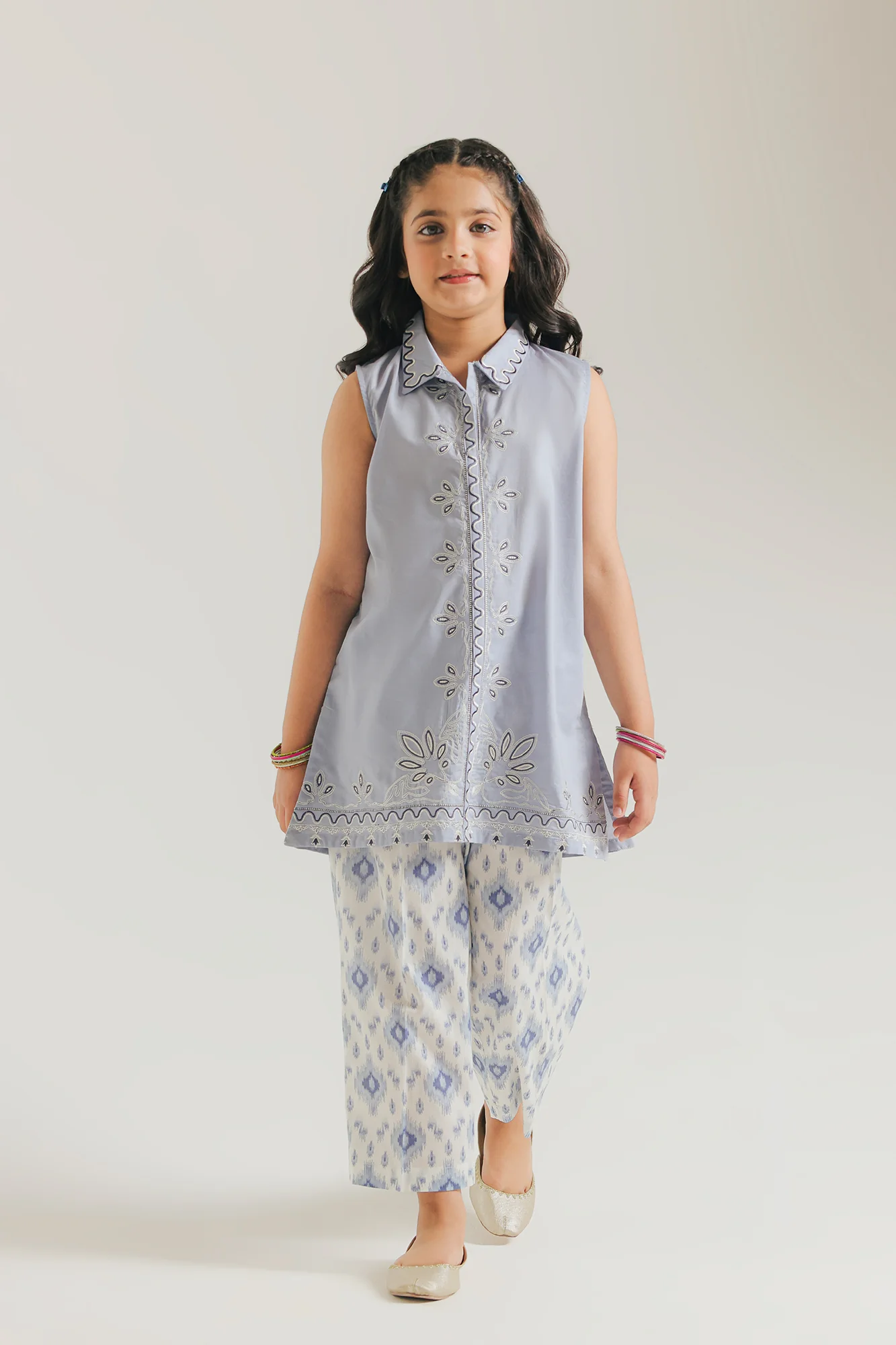 EMBROIDERED SUIT (E1612/402/635 E1612/302/635) - Image 2