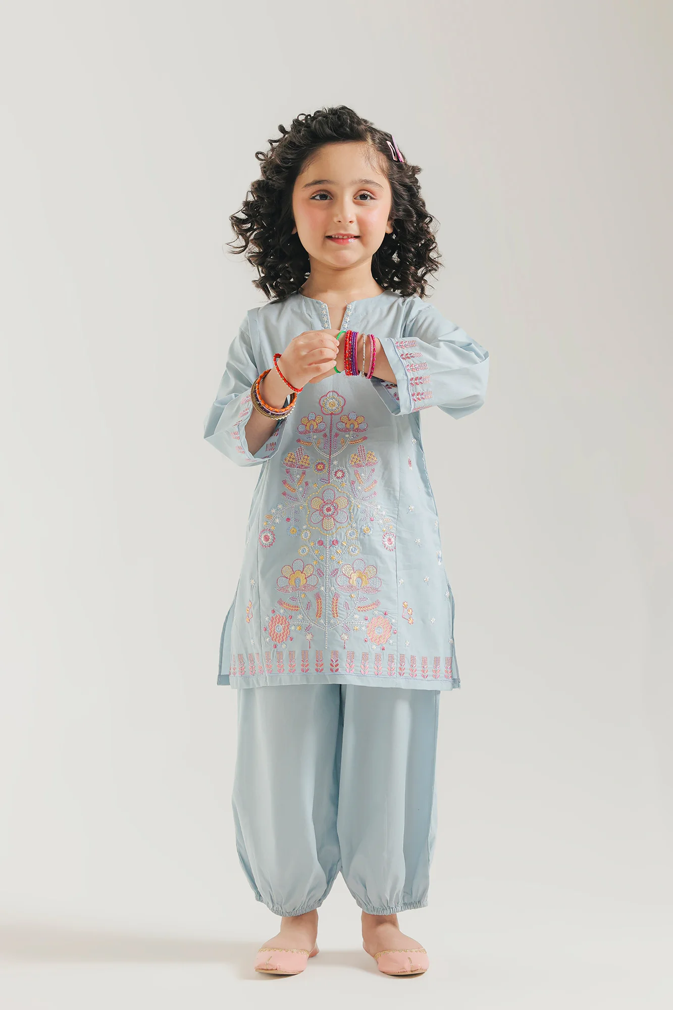 EMBROIDERED SUIT (E1634/402/617 E1634/302/617) - Image 2