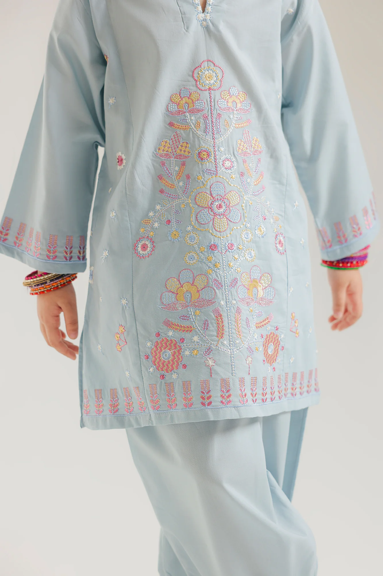 EMBROIDERED SUIT (E1634/402/617 E1634/302/617) - Image 6