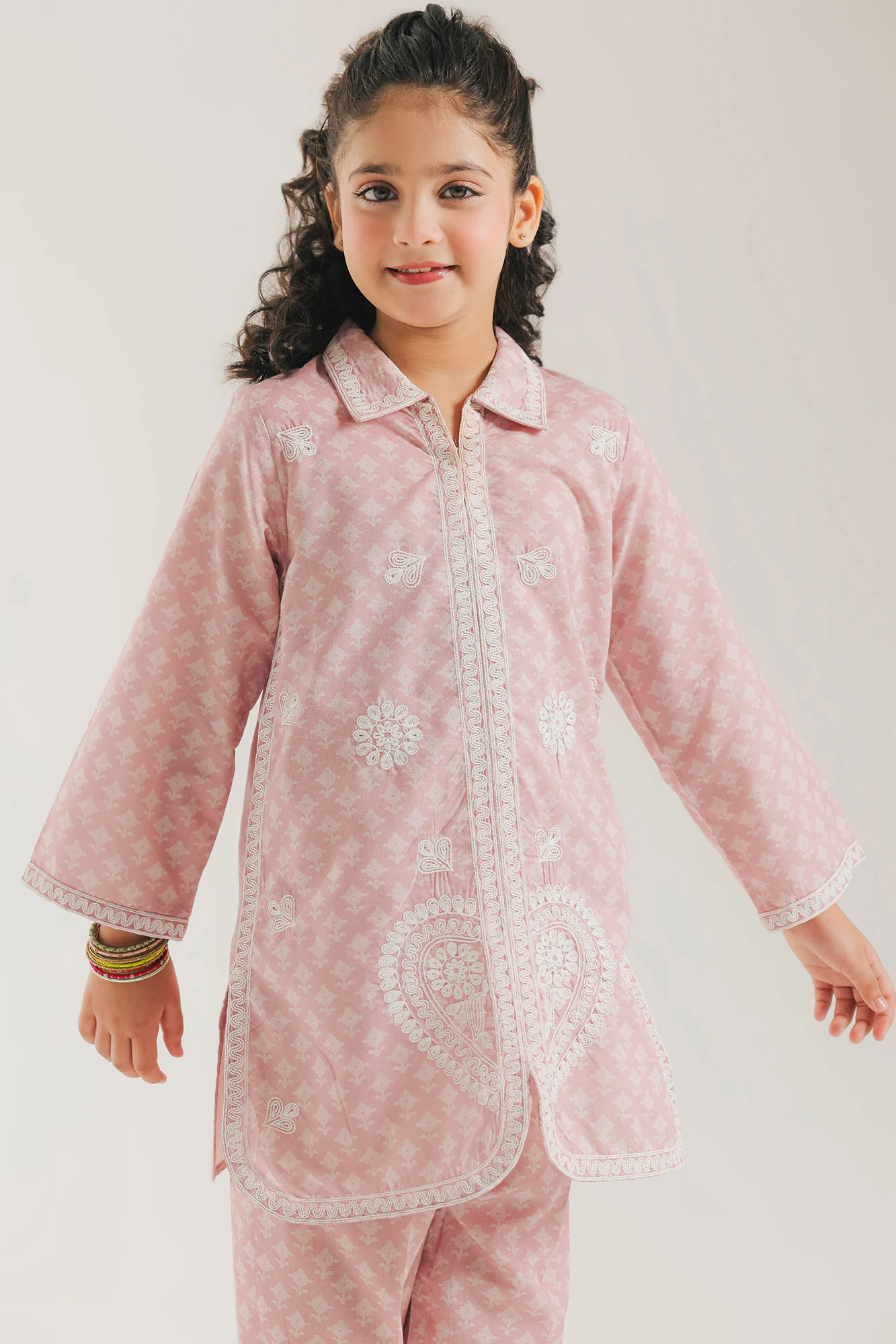 EMBROIDERED SUIT (E1637/402/529 E1637/302/529)
