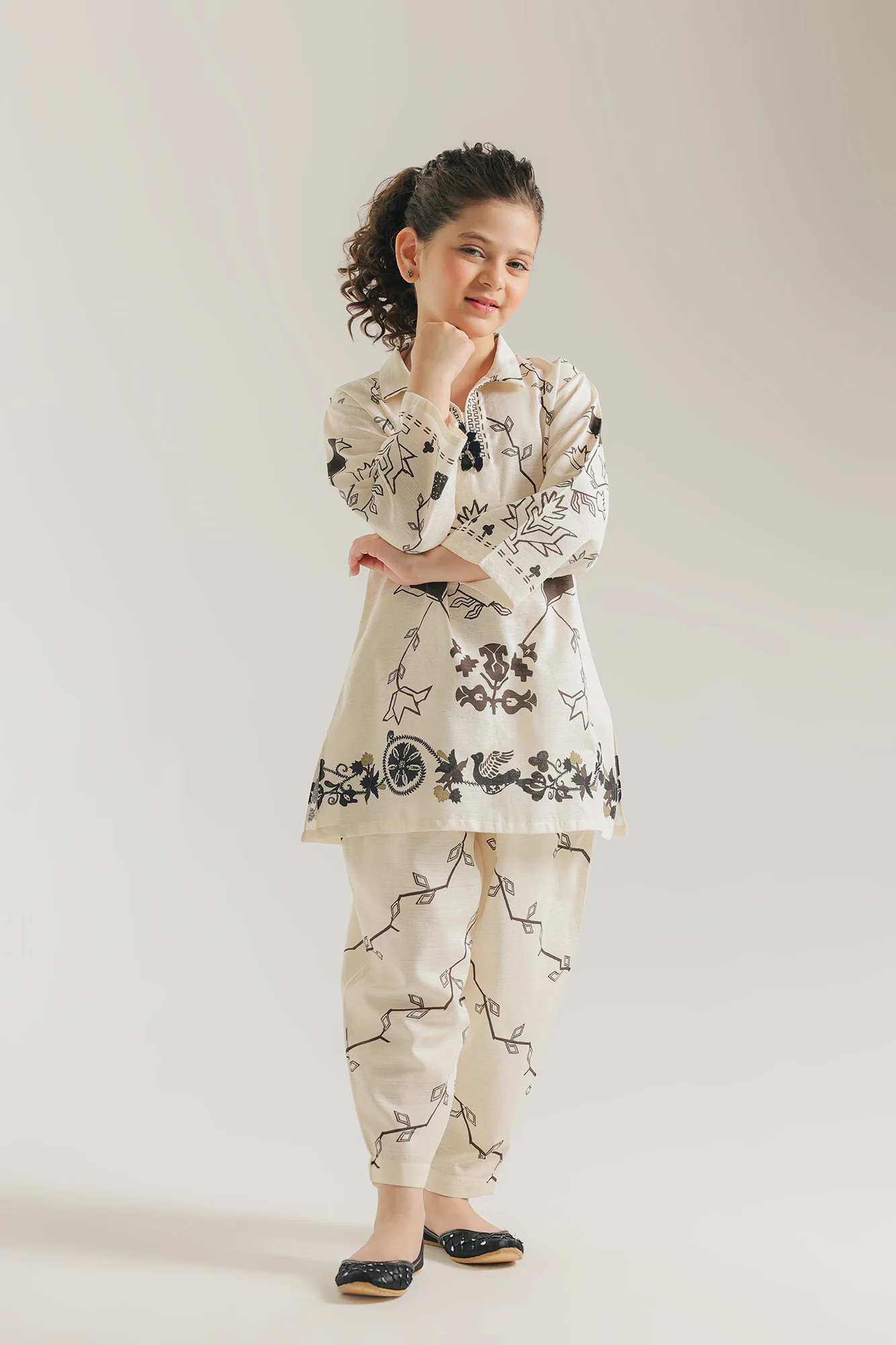 PRINTED SUIT (E1674/402/002 E1674/302/002)
