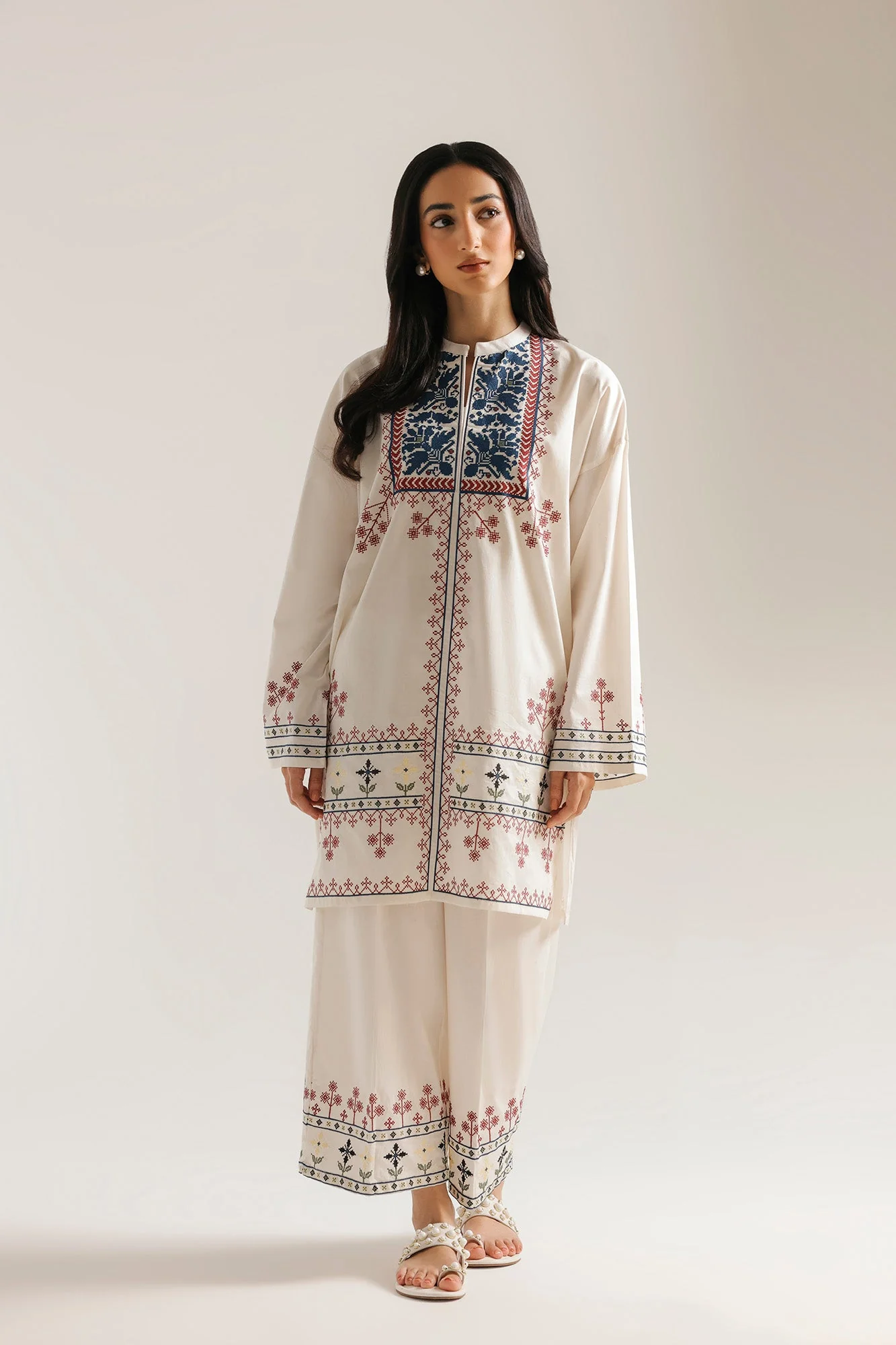 EMBROIDERED SUIT (E7838/102/002) - Image 2
