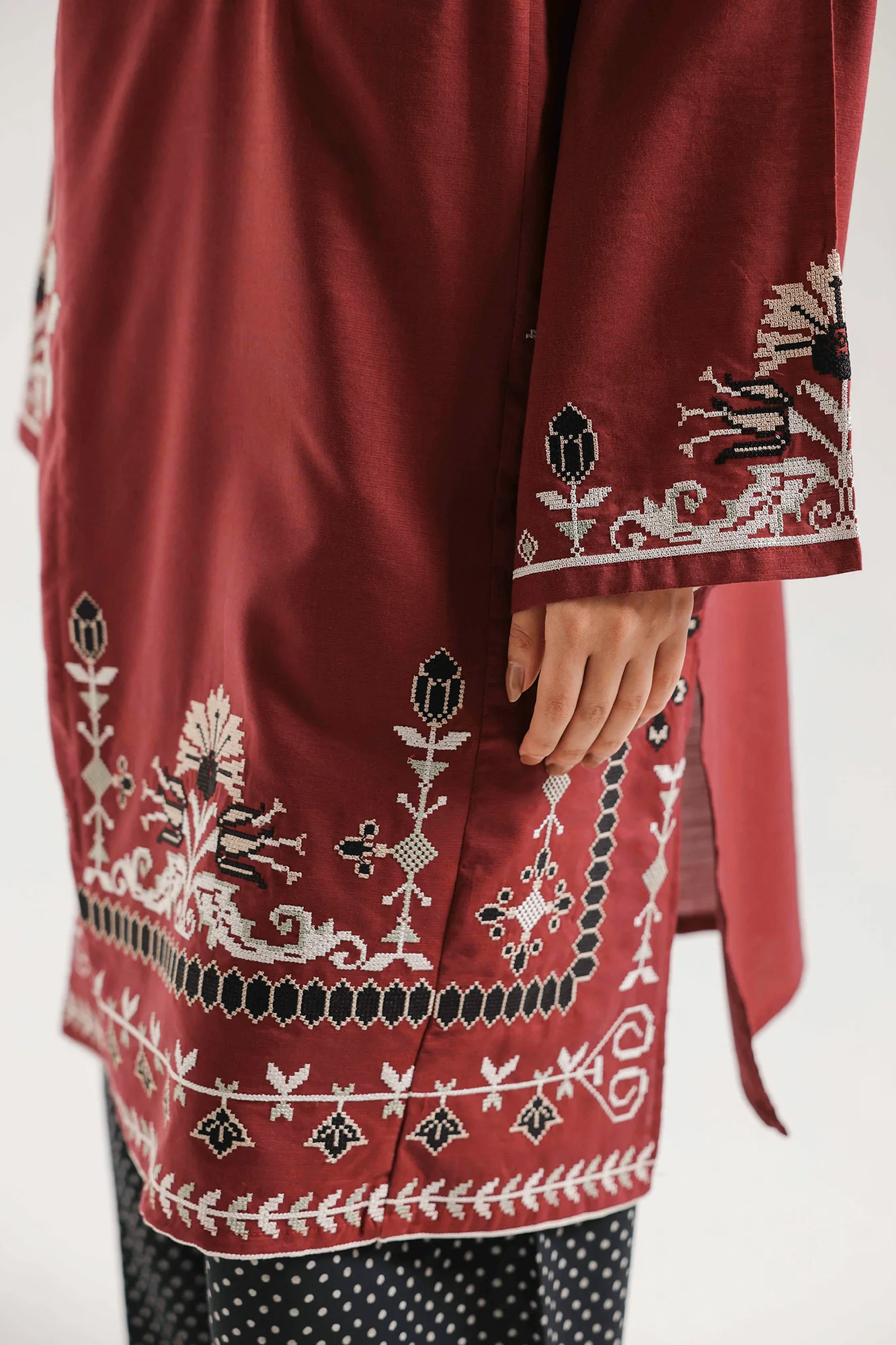 EMBROIDERED SUIT (E8277/102/305) - Image 5