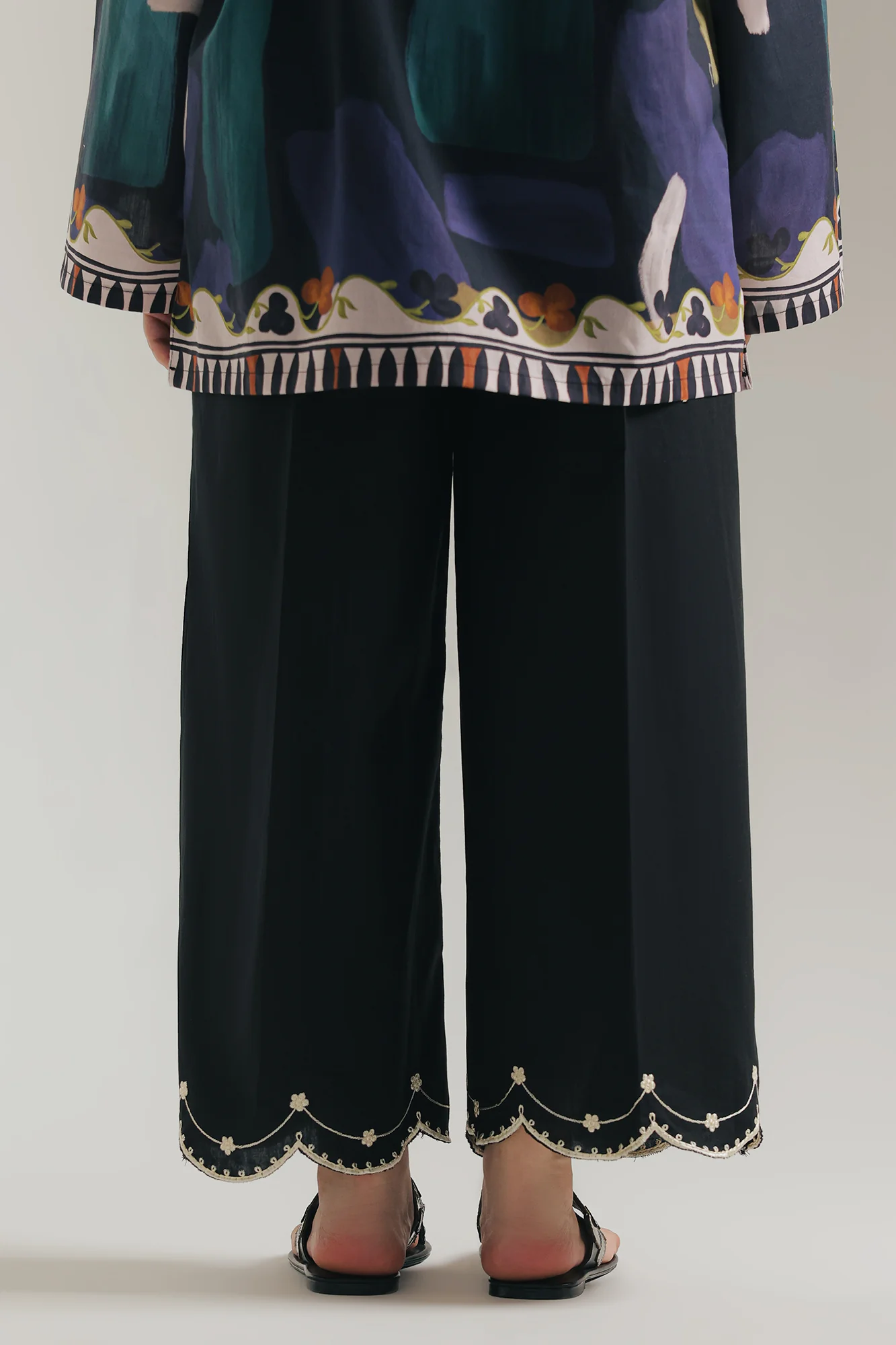 EMBROIDERED TROUSER (E7664/102/902) - Image 3