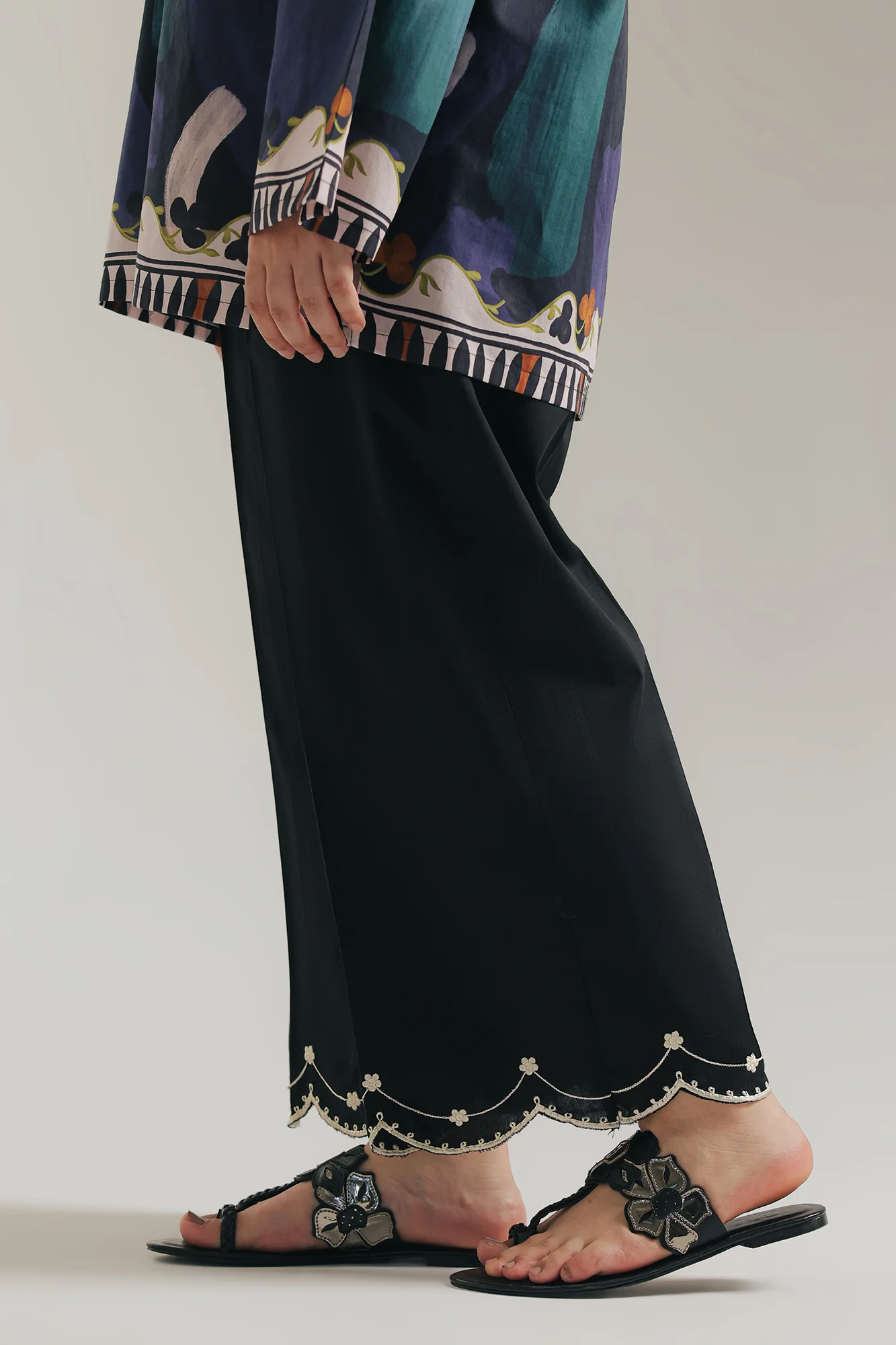 EMBROIDERED TROUSER (E7664/102/902) - Image 4