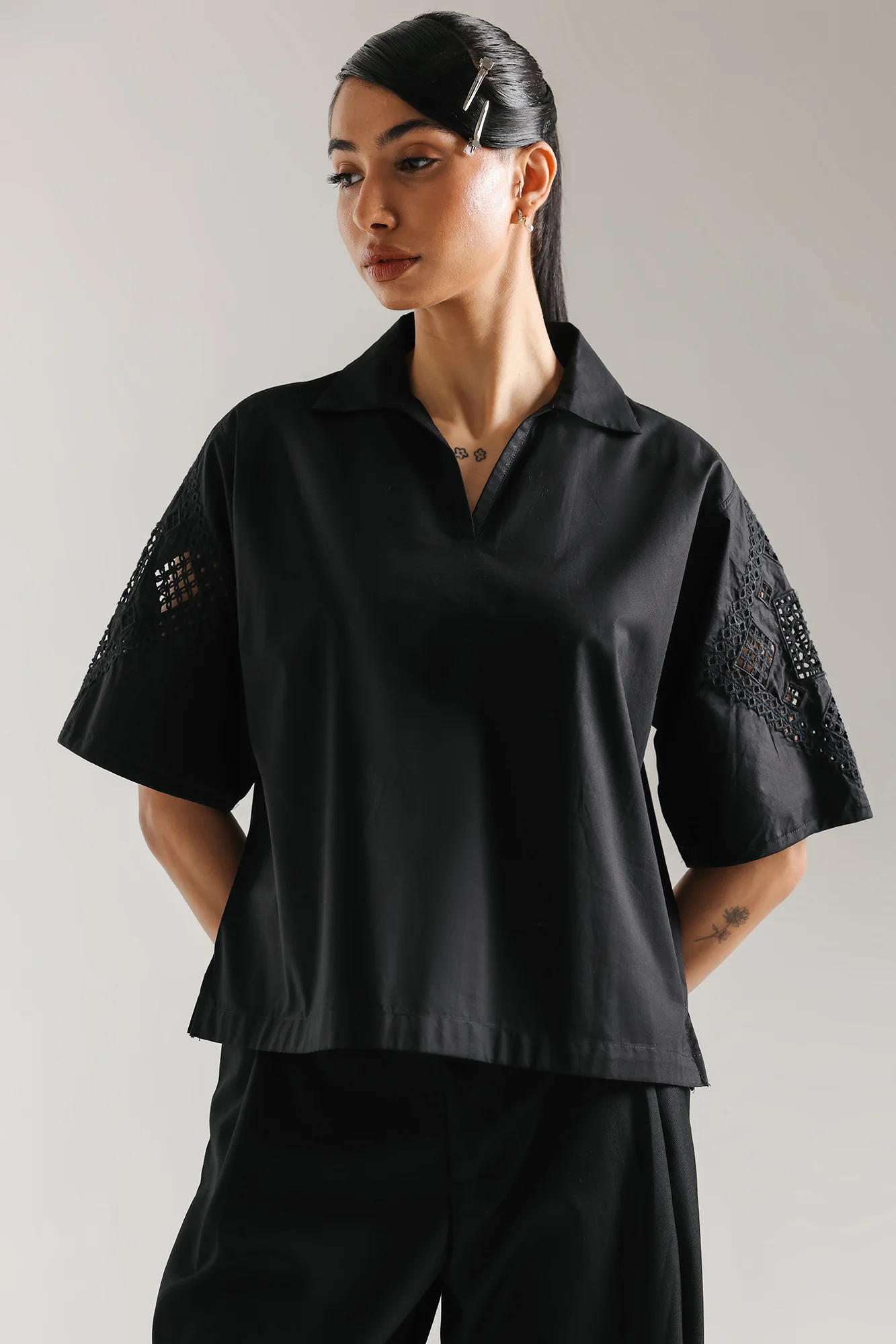 EMBROIDERED TOP (E1117/101/902) - Image 4