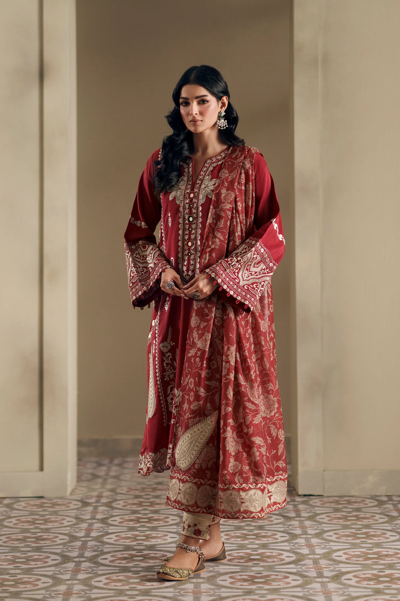 EMBROIDERED SUIT (E4053/103/301) - Image 3