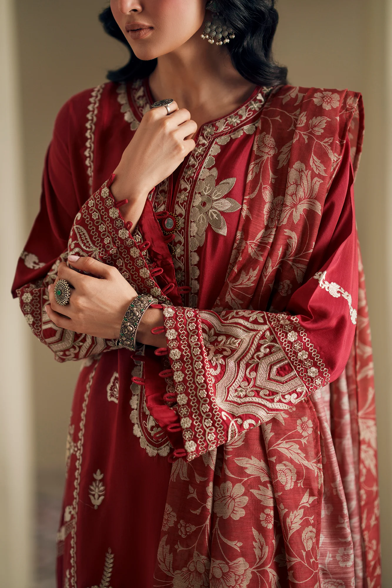 EMBROIDERED SUIT (E4053/103/301) - Image 7