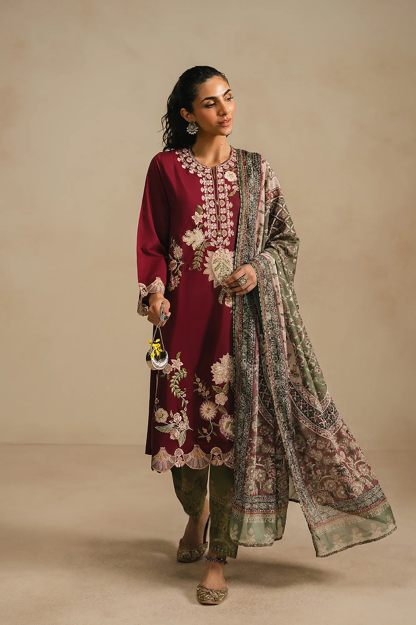 EMBROIDERED SUIT (E4231/103/318) - Image 2