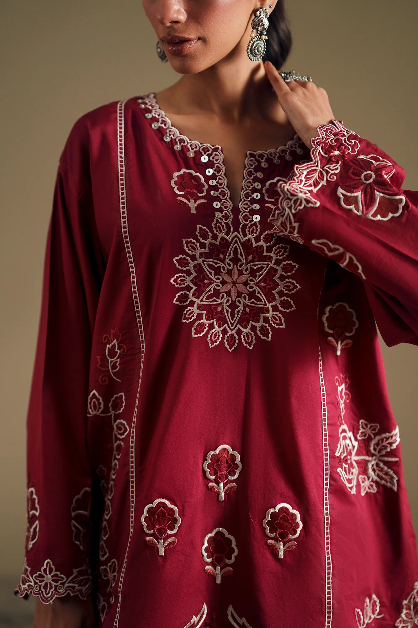 EMBROIDERED SUIT (E4278/103/303) - Image 6
