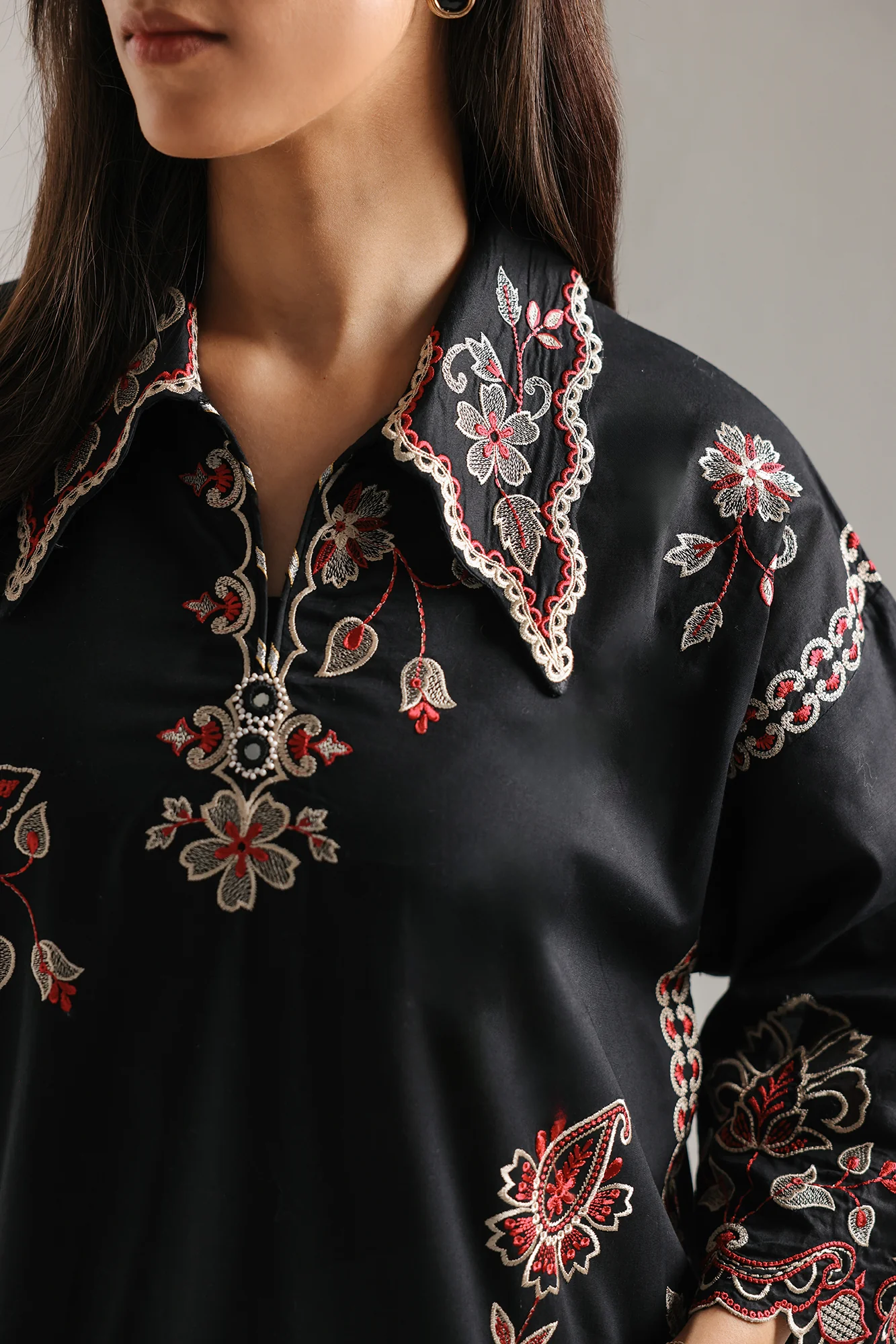 EMBROIDERED SUIT (E4285/103/901) - Image 5
