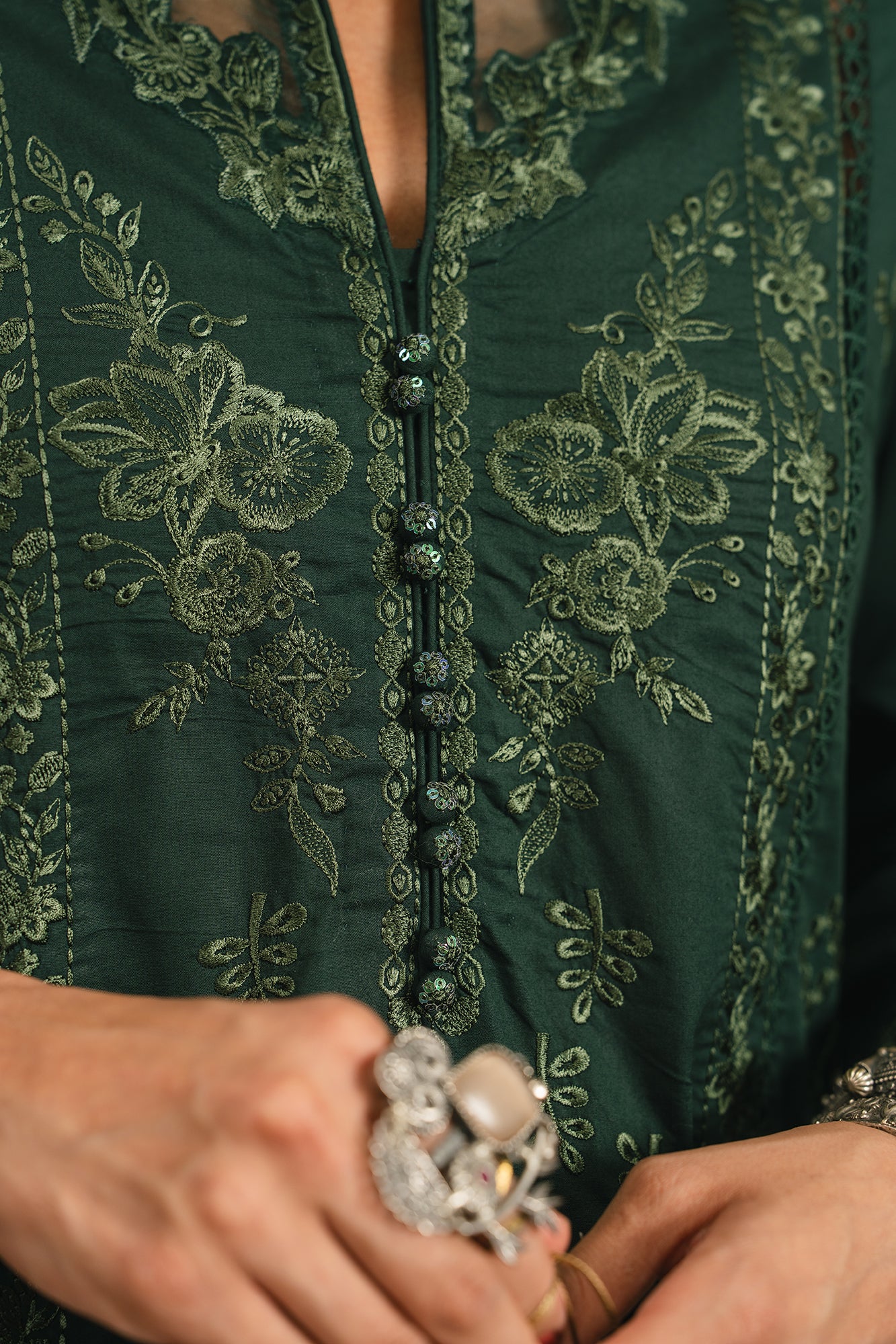 EMBROIDERED SUIT (E4297/103/704) - Image 7