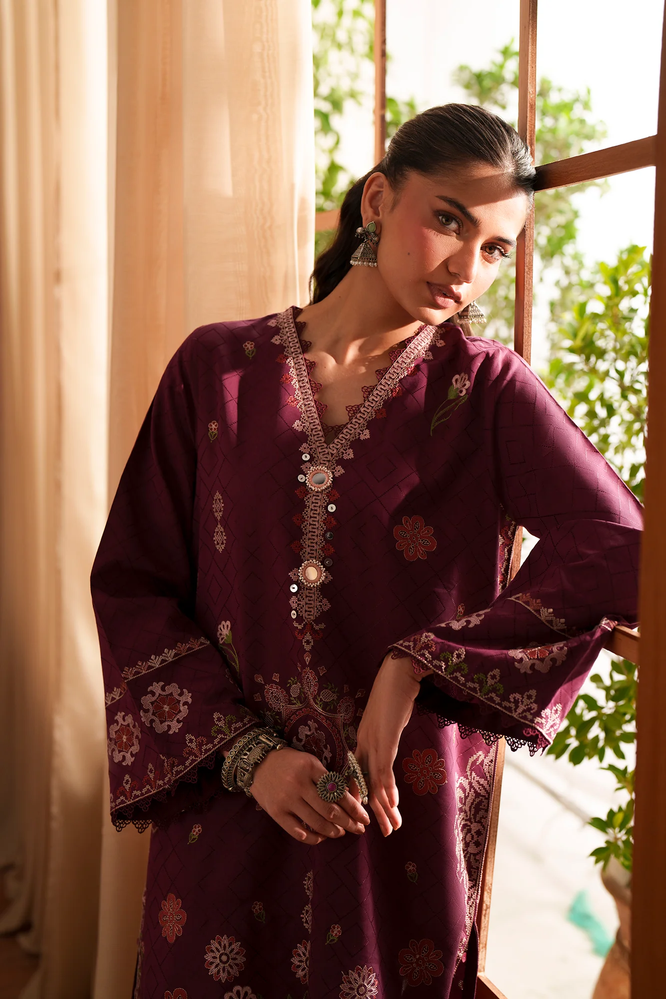 EMBROIDERED SUIT (E4322/103/415) - Image 3