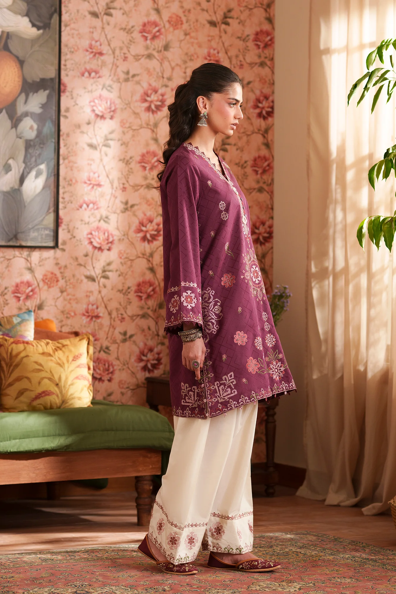 EMBROIDERED SUIT (E4322/103/415) - Image 6