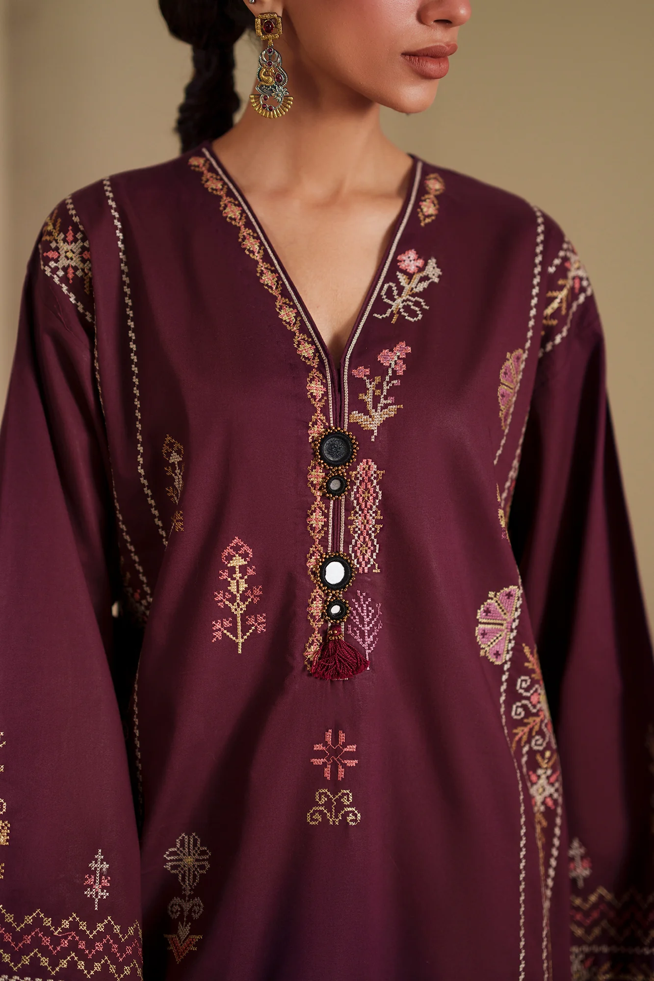 EMBROIDERED SUIT (E4453/103/414) - Image 6