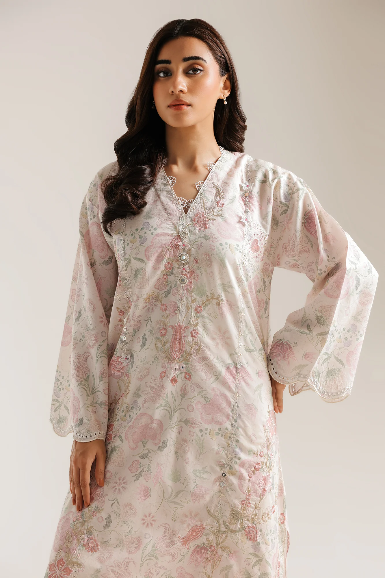 EMBROIDERED SUIT (E4505/103/002) - Image 4