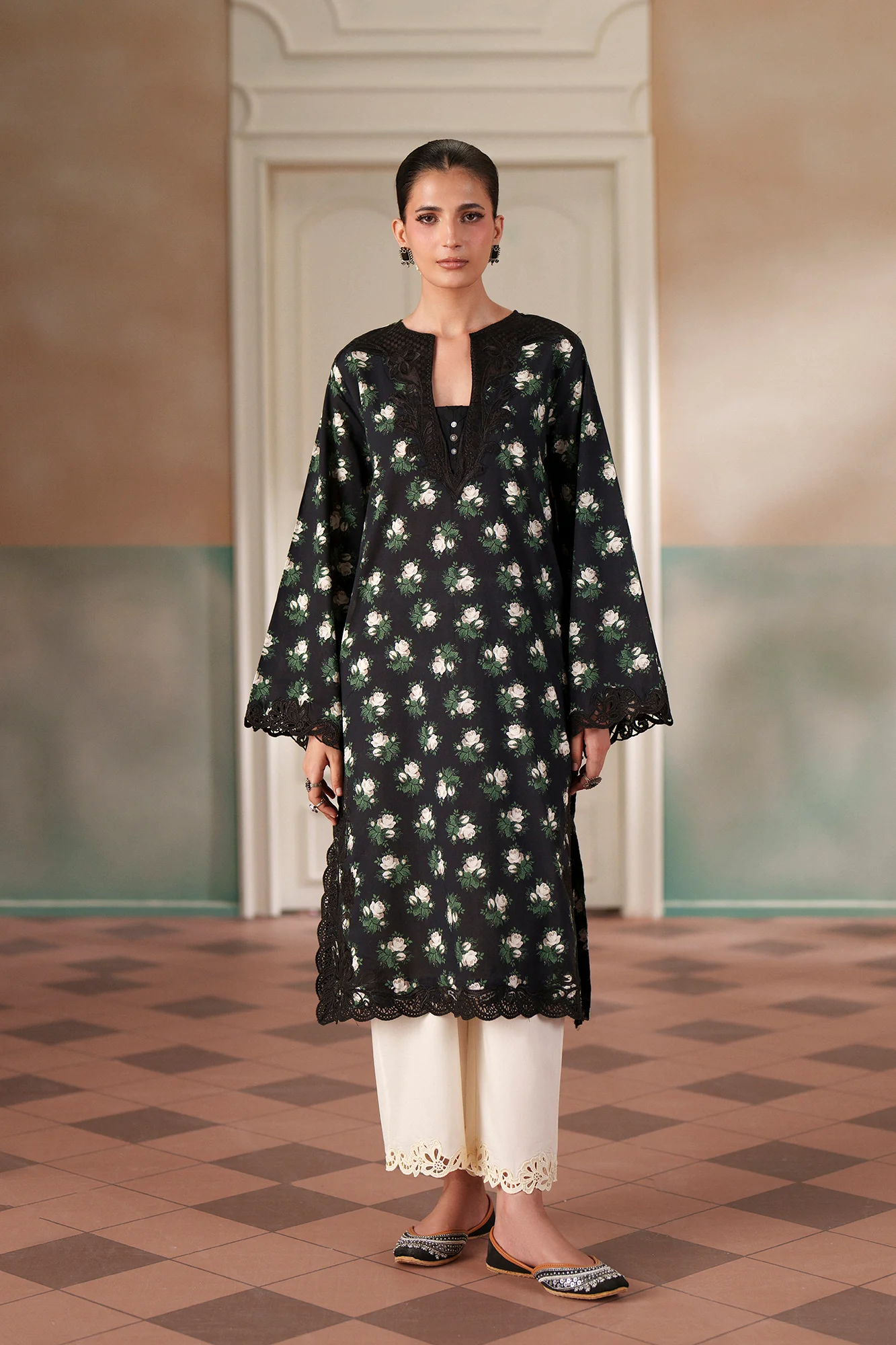 EMBROIDERED SUIT (E4554/103/901) - Image 2